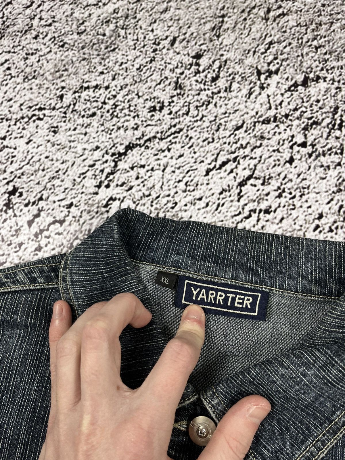 Vintage Vintage Y2K rhinestones denim jacket Japanese grunge style Size M / US 6-8 / IT 42-44 - 9 Thumbnail