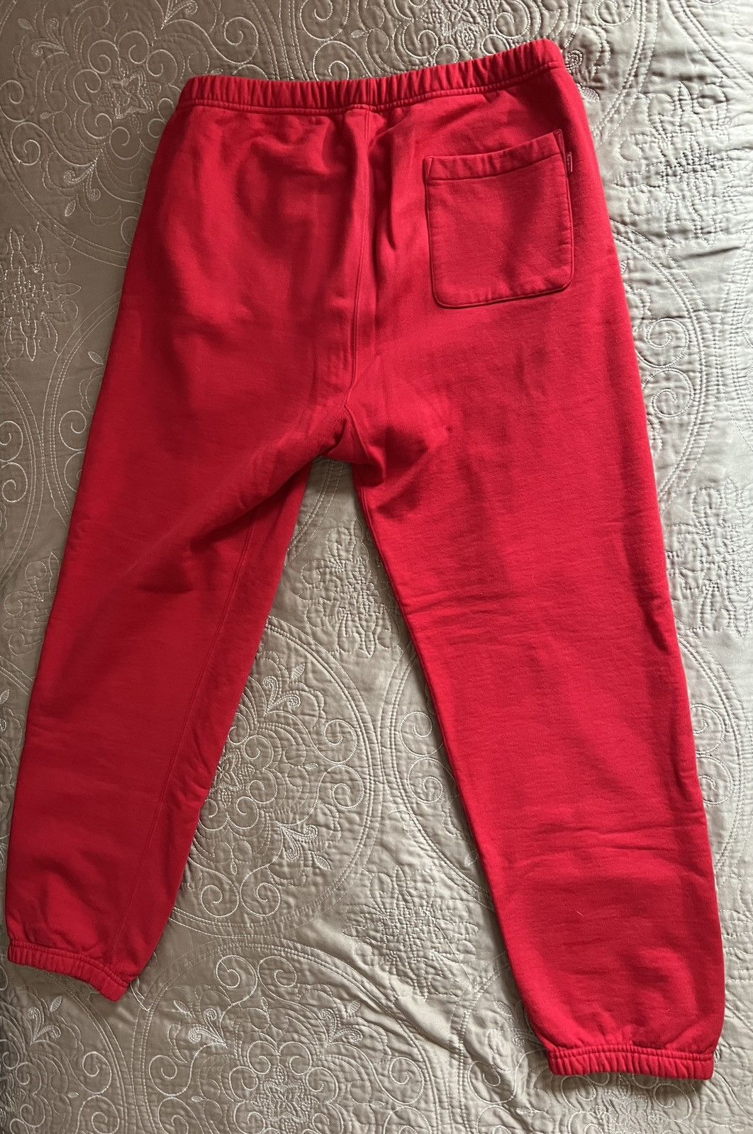 Supreme Supreme Set In Logo Sweatpants Red Medium Size US 32 / EU 48 - 3 Thumbnail