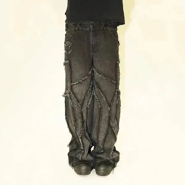 VIBE Y2k streetwear set hoodie + jeans + jeans Size US 32 / EU 48 - 4 Thumbnail