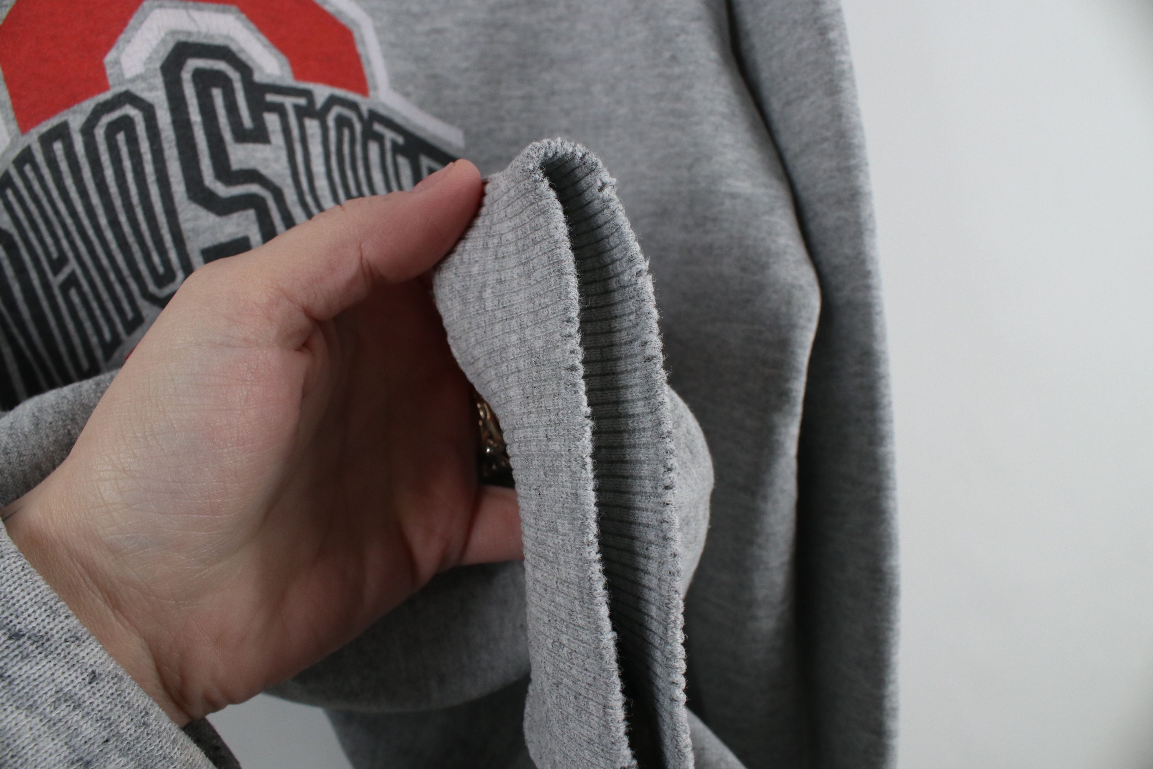 Vintage Vintage 90s Spell Out Ohio State University Sweatshirt Size S / US 4 / IT 40 - 9 Thumbnail