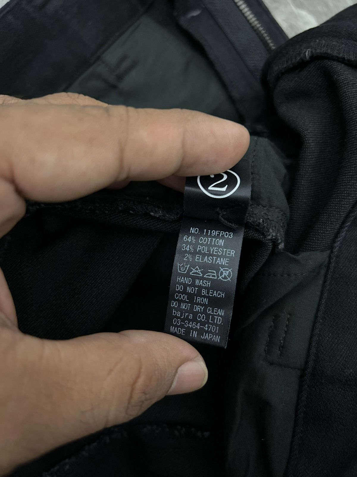 Bajra Bajra Japan Stretchable Black Pants Size US 28 / EU 44 - 13 Thumbnail