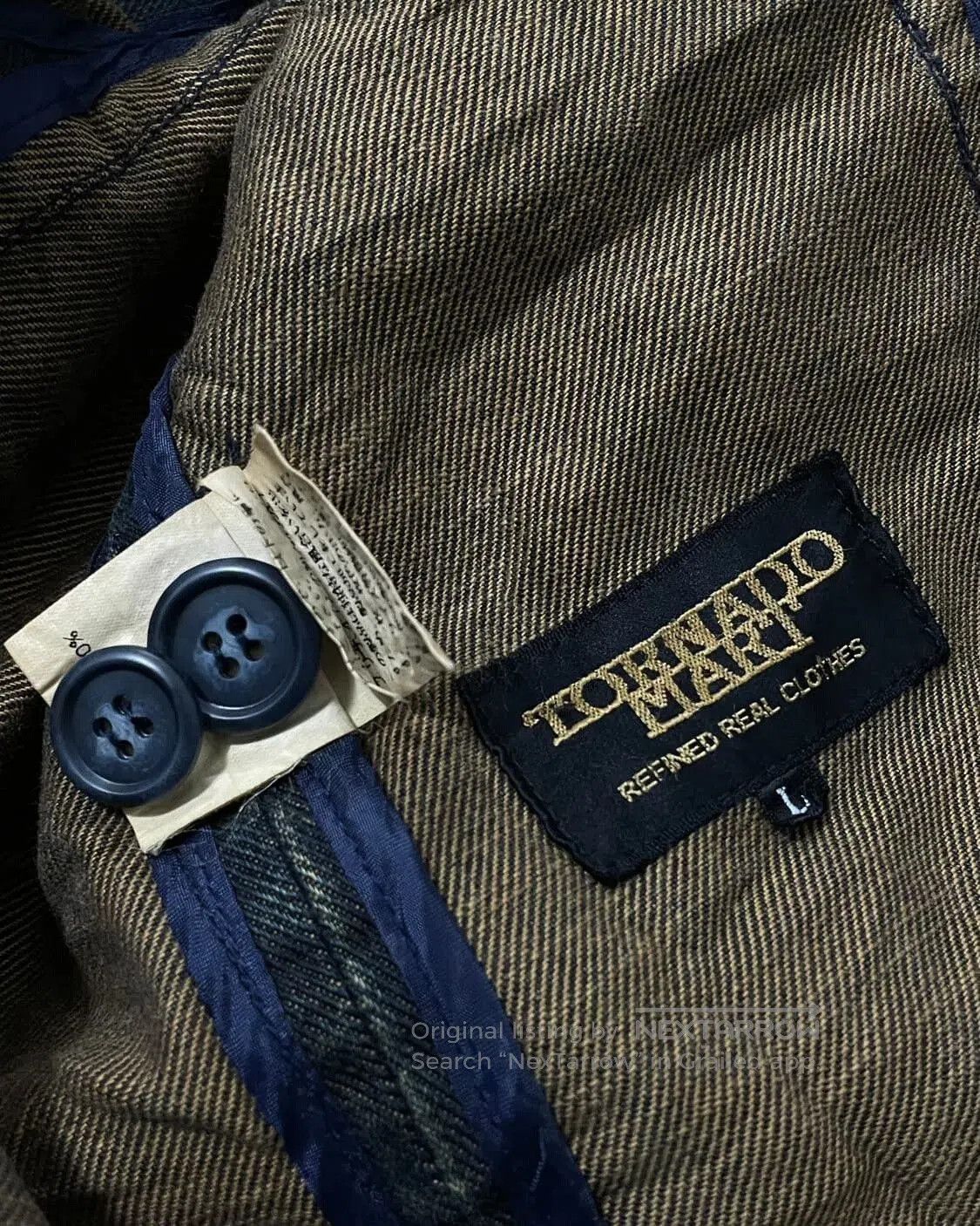 Tornado Mart Tornado Vintage Denim Coat. Size US L / EU 52-54 / 3 - 7 Thumbnail