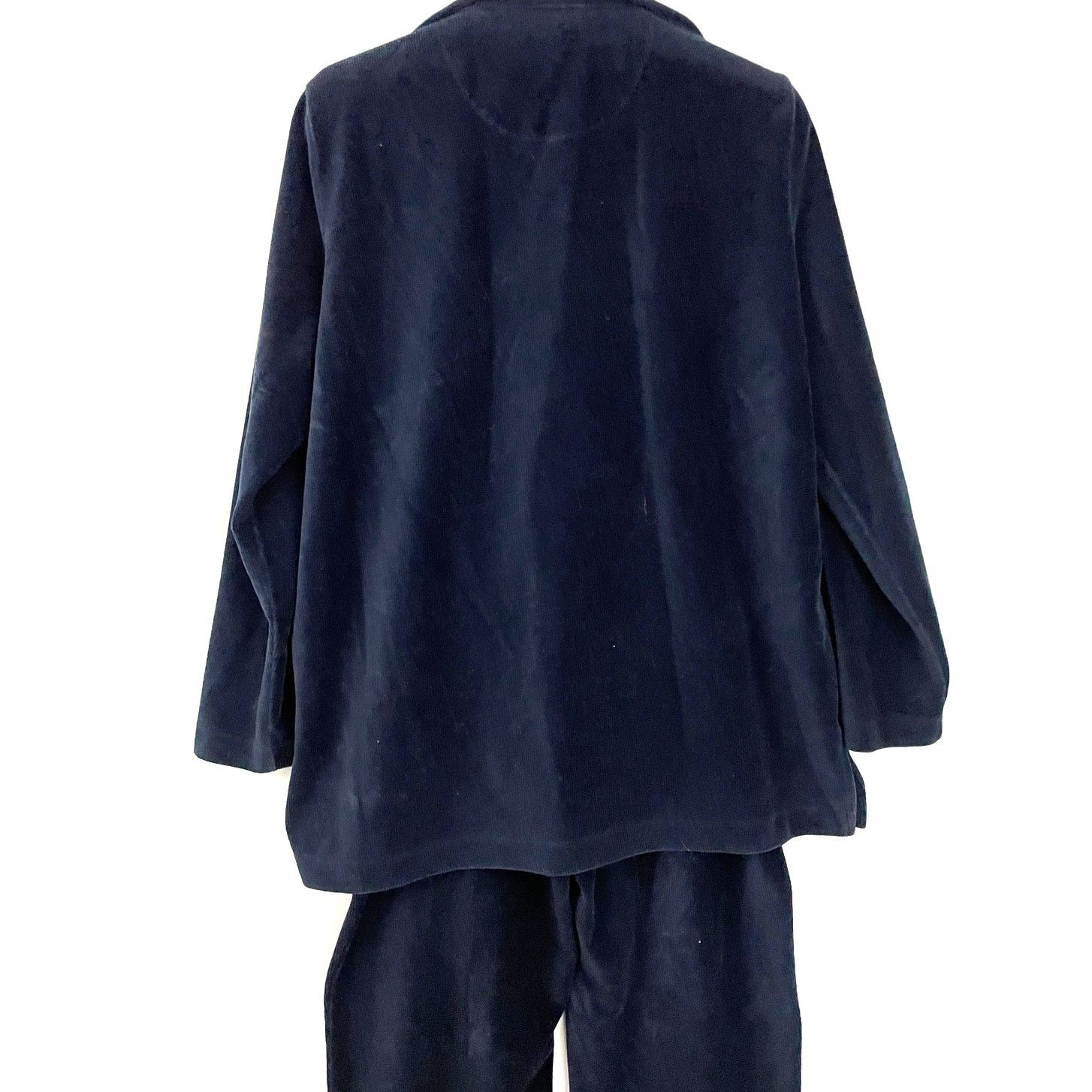 Liz Claiborne Liz Claiborne Navy Blue Tracksuit Corduroy Velour LARGE Size L / US 10 / IT 46 - 13 Thumbnail