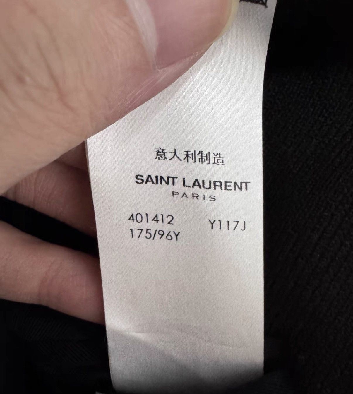 Saint Laurent Paris SLP 15FW Notch Lapel Wool Black Velvet Blazer / Coat Size US XL / EU 56 / 4 - 6 Thumbnail