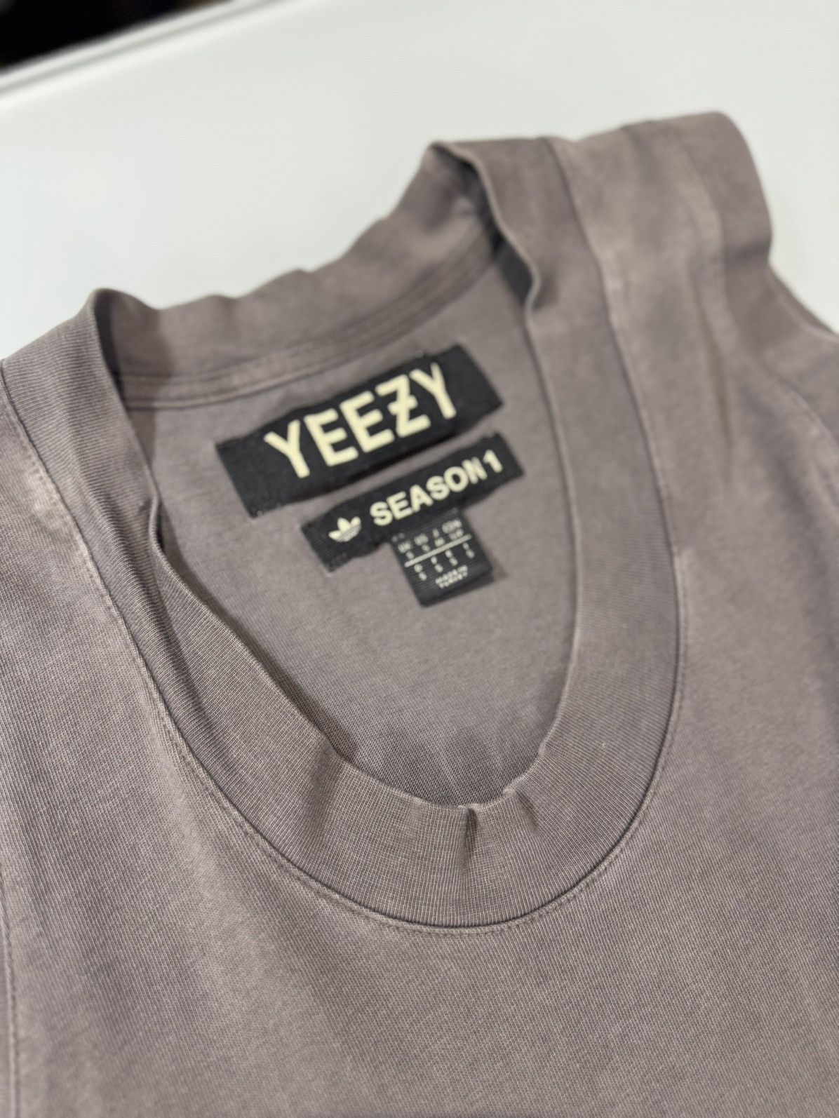 Adidas Grail: Season 1 YEEZY SEASON 1 distress tank Size US M / EU 48-50 / 2 - 11 Thumbnail