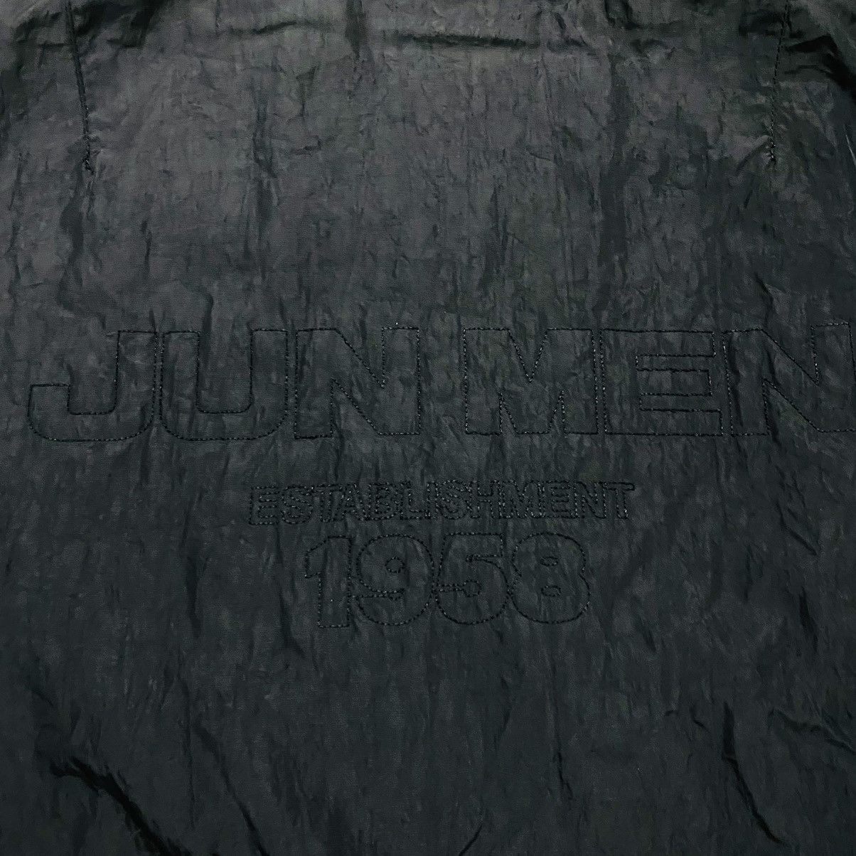Japanese Brand Vintage 90s jun men bomber jacket spellout big logo Size US XL / EU 56 / 4 - 7 Thumbnail