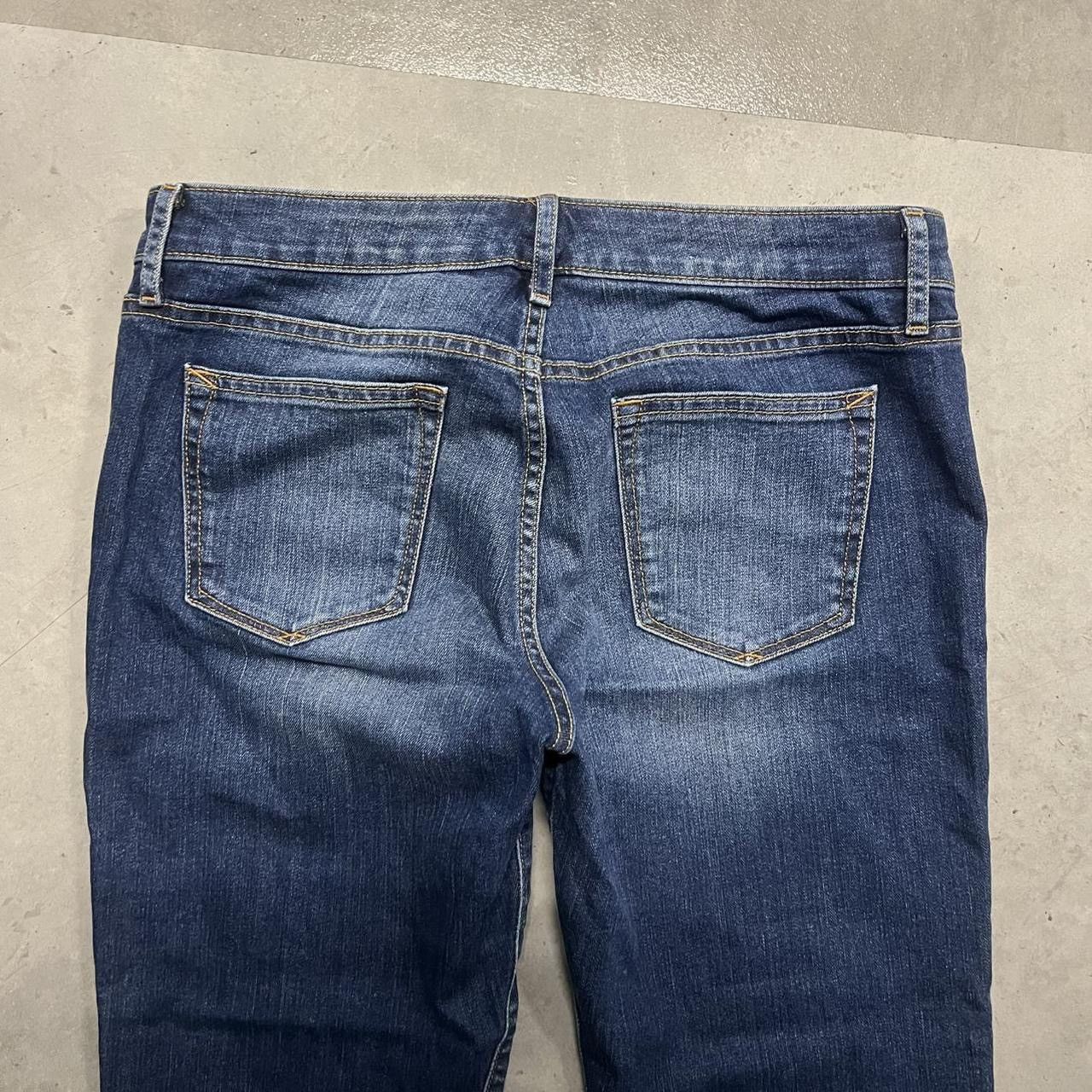 Gap × Vintage Vintage Y2K/2000s Flared Bootcut Gap Jeans Blue Denim Jeans! Size 32" / US 10 / IT 46 - 5 Thumbnail