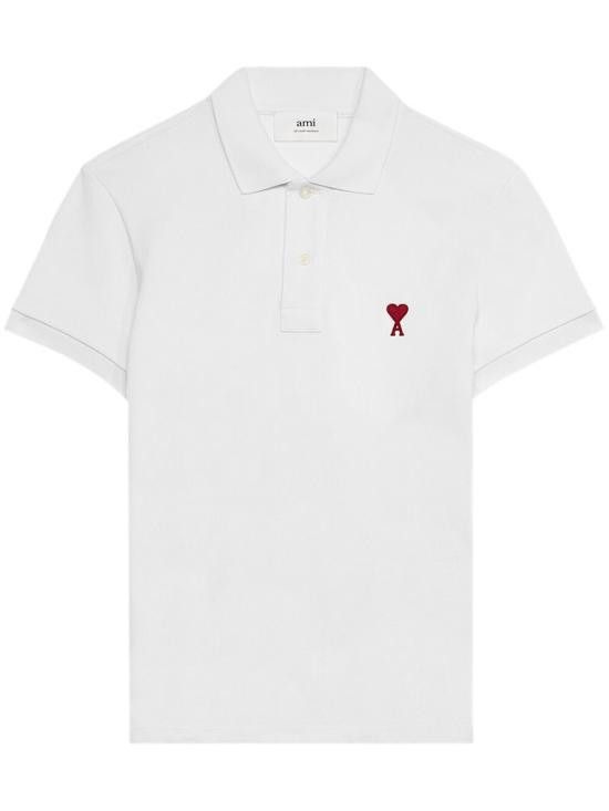 AMI AMI Men Polo Shirts BFUPL001 760100 White Size US S / EU 44-46 / 1 - 1 Thumbnail