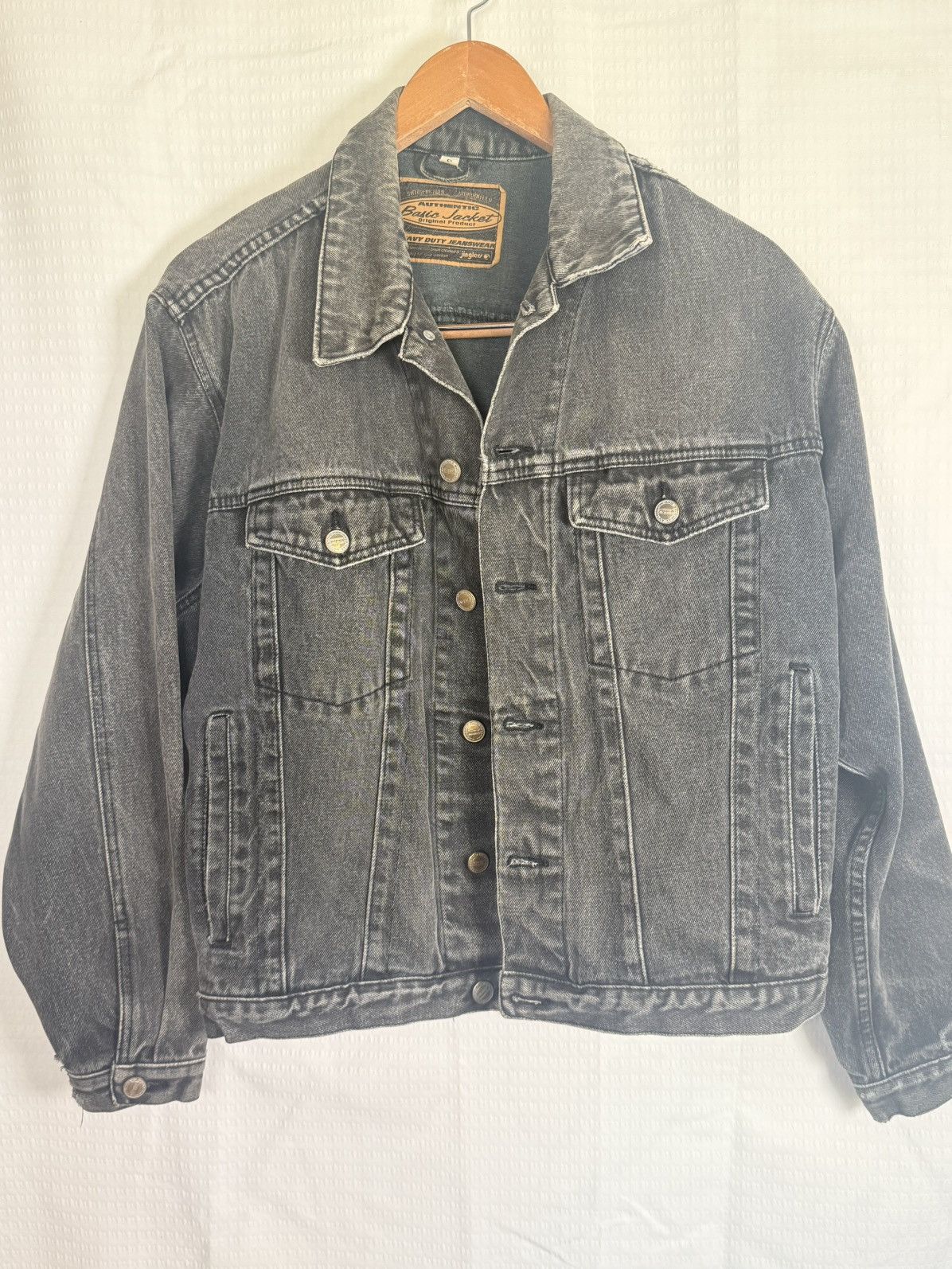 Other Vintage Jinglers Basic trucker jacket faded look, size small Size US XS / EU 42 / 0 - 1 Thumbnail