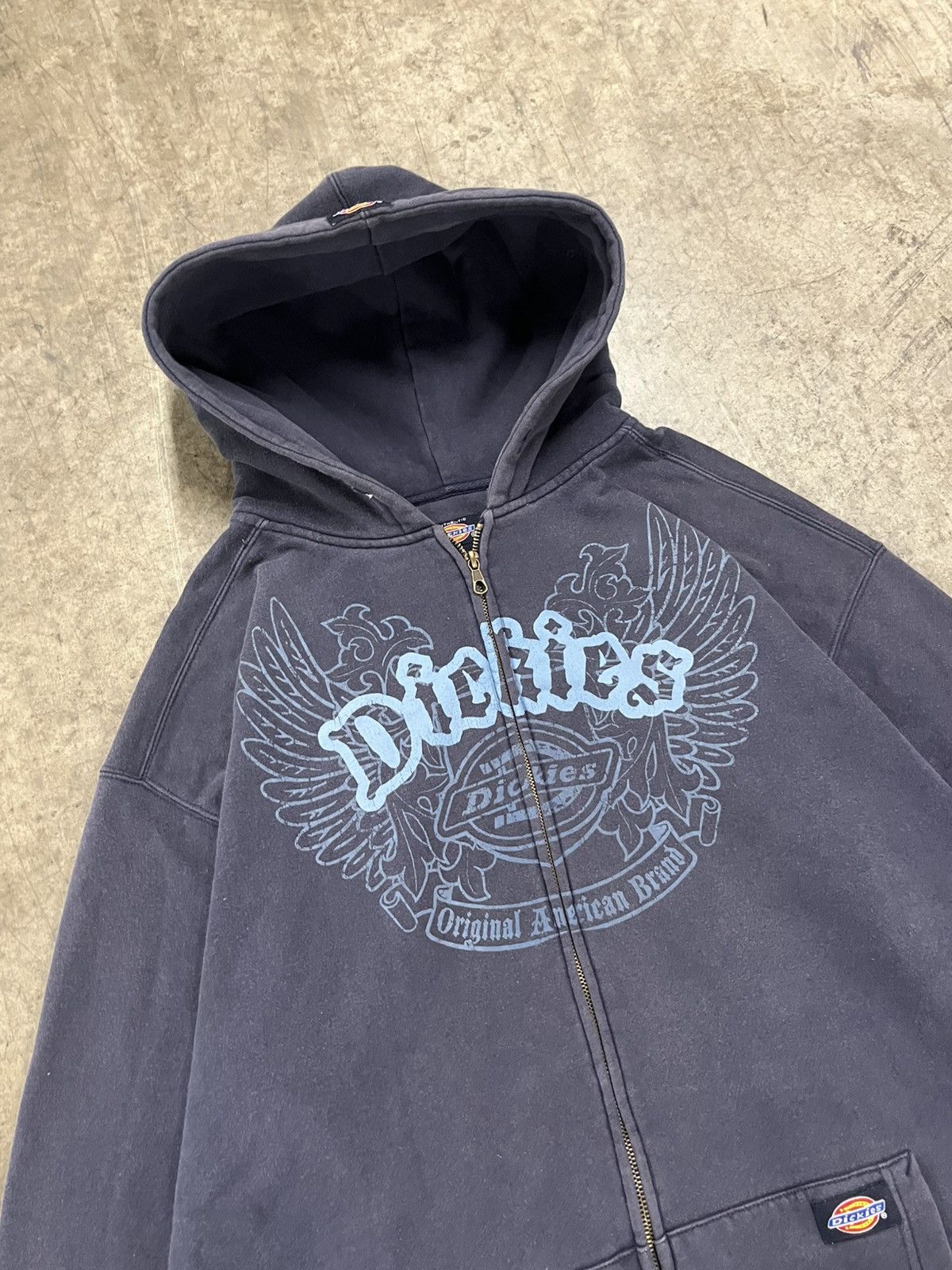 Dickies Y2k zip up dickies hoodie streetwear hype rare grunge skater Size US XXL / EU 58 / 5 - 7 Thumbnail