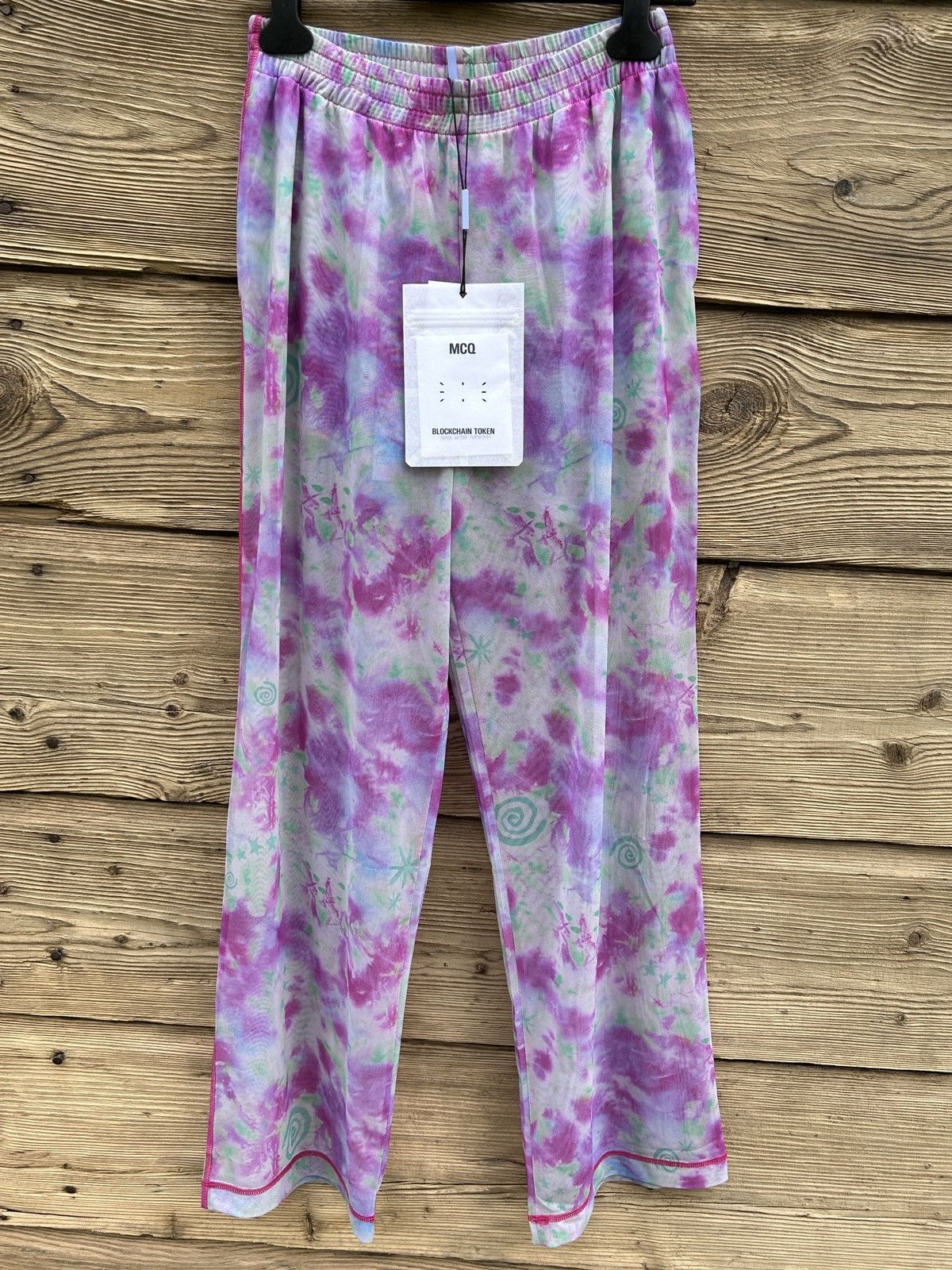 Alexander McQueen BNWT Alexander Mcqueen MCQ Relaxed Mesh Multicolor Pants Size 30" / US 8 / IT 44 - 1 Thumbnail