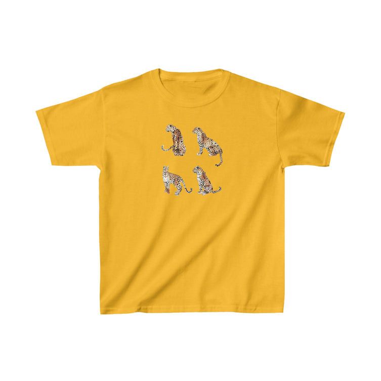 Other Yellow Leopard Baby Tee – Bold Animal Print Fitted Tee Size L / US 10 / IT 46 - 2 Thumbnail