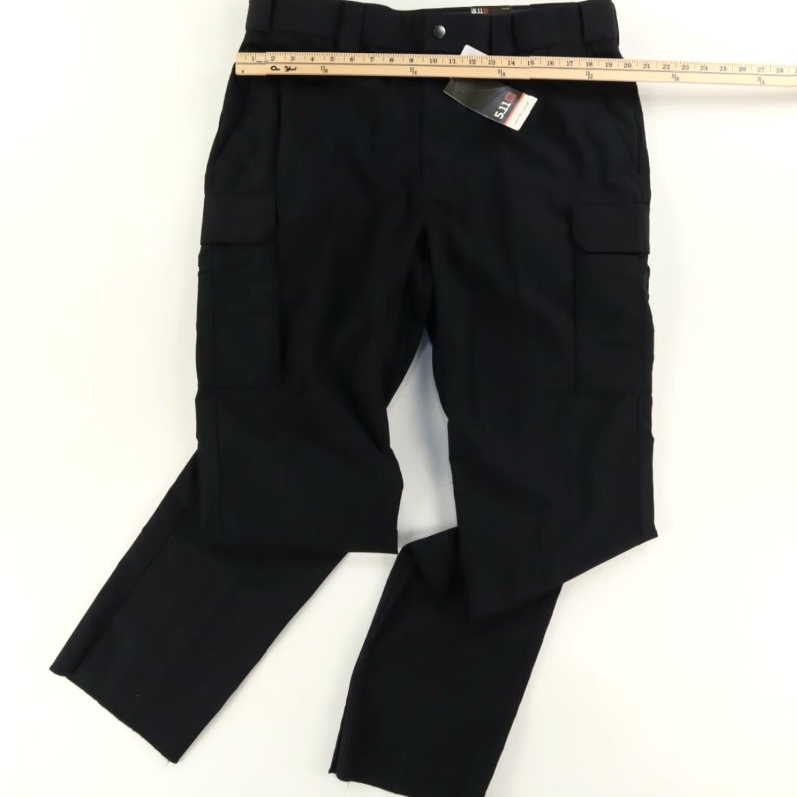 Vintage 5.11 Tactical Class B Unhemmed Cotton Blend Ripstop Cargo Pants Black Men's 38 Size US 38 / EU 54 - 3 Thumbnail