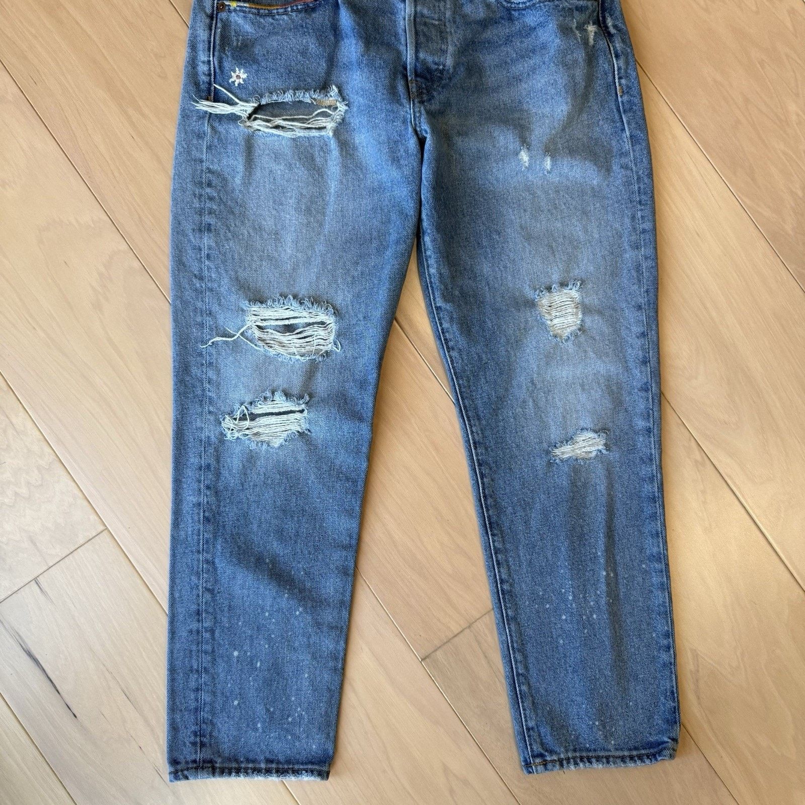Polo Ralph Lauren Polo Ralph Lauren Jeans Women's 30 Blue Avery Boyfriend Size 30" / US 8 / IT 44 - 4 Thumbnail