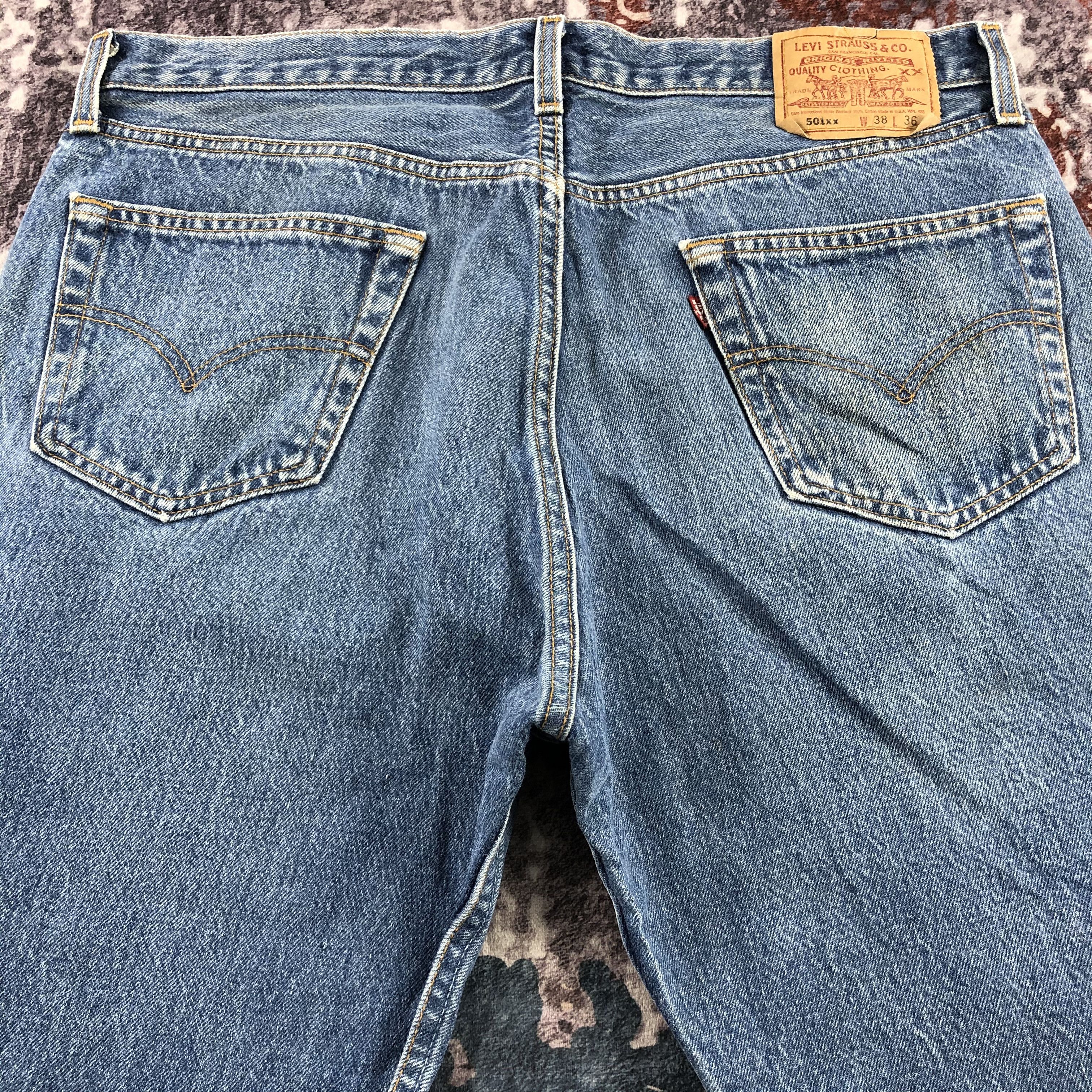 Levi's × Vintage Vintage 90s Levis 501 Jeans-JM2869 Size US 37 - 5 Thumbnail