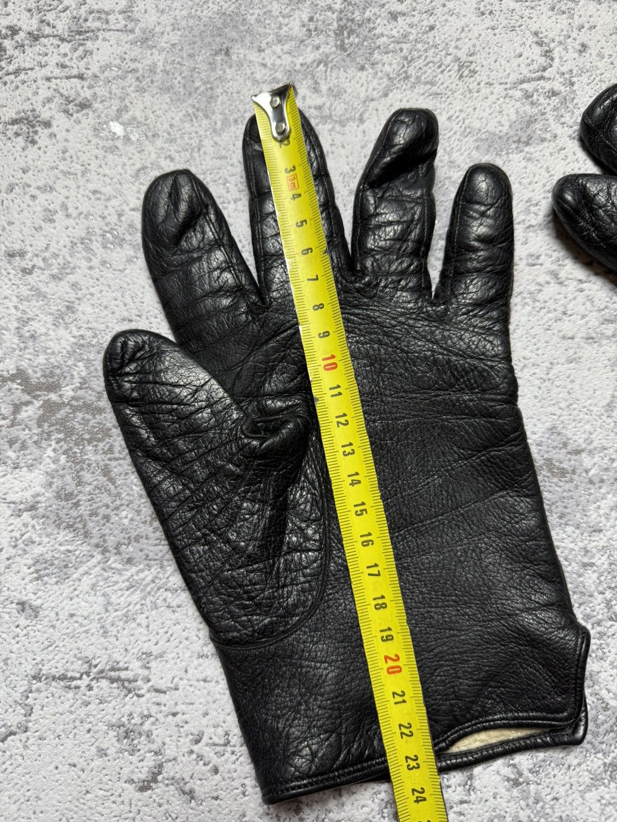 Jean Paul Gaultier Rare Jean Paul Gaultier Leather Gloves Black Men Vintage Size ONE SIZE - 20 Thumbnail
