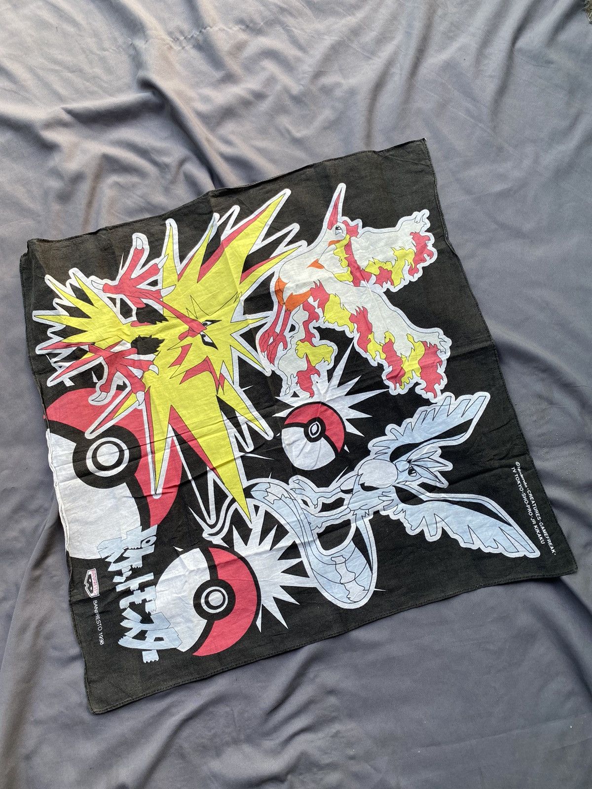Pokemon Vintage 90s Pokemon Handkerchief Size ONE SIZE - 2 Thumbnail