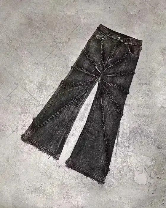 Japanese Brand Y2k Retro Oversized Punk Retro Hip Hop Jeans Size US 32 / EU 48 - 3 Thumbnail