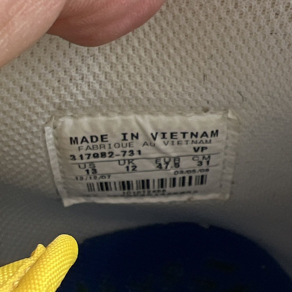 Nike Dunk high yellow Size US 13 / EU 46 - 7 Thumbnail