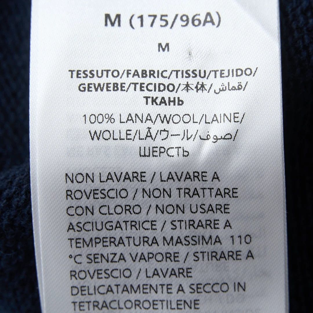 Gucci Gucci Men's Navy Letter Intarsia Wool Sweater Size US M / EU 48-50 / 2 - 6 Thumbnail