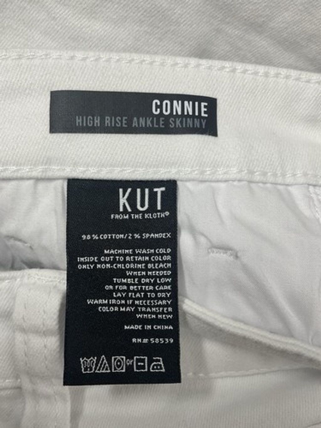 Other NWT Kut from the Kloth Connie High-Rise Ankle Jeans Women 16 Size 38" / US 16 / IT 52 - 3 Thumbnail