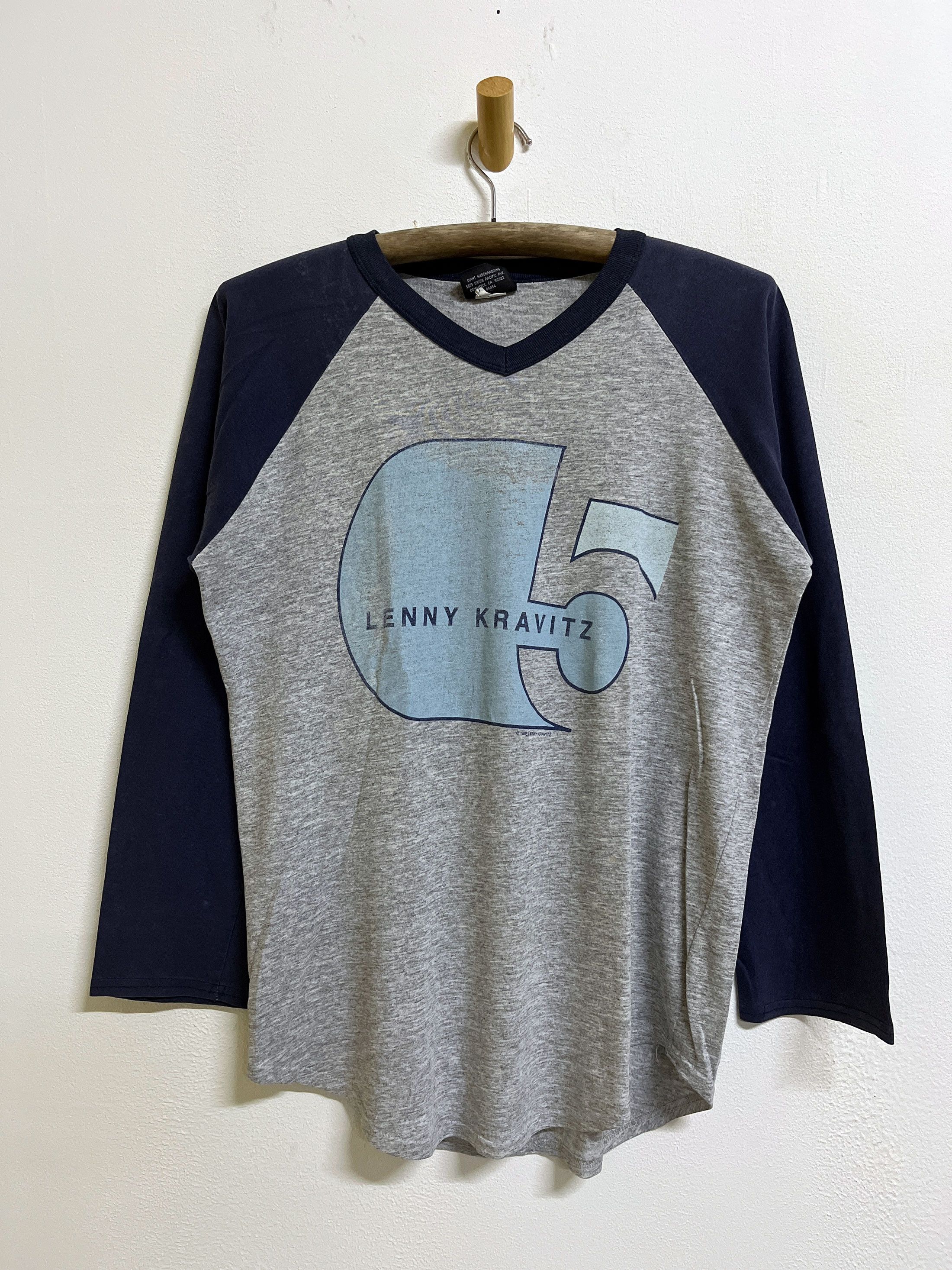 Band Tees Vintage Lenny Kravitz 90s Baseball Raglan Size US L / EU 52-54 / 3 - 1 Thumbnail