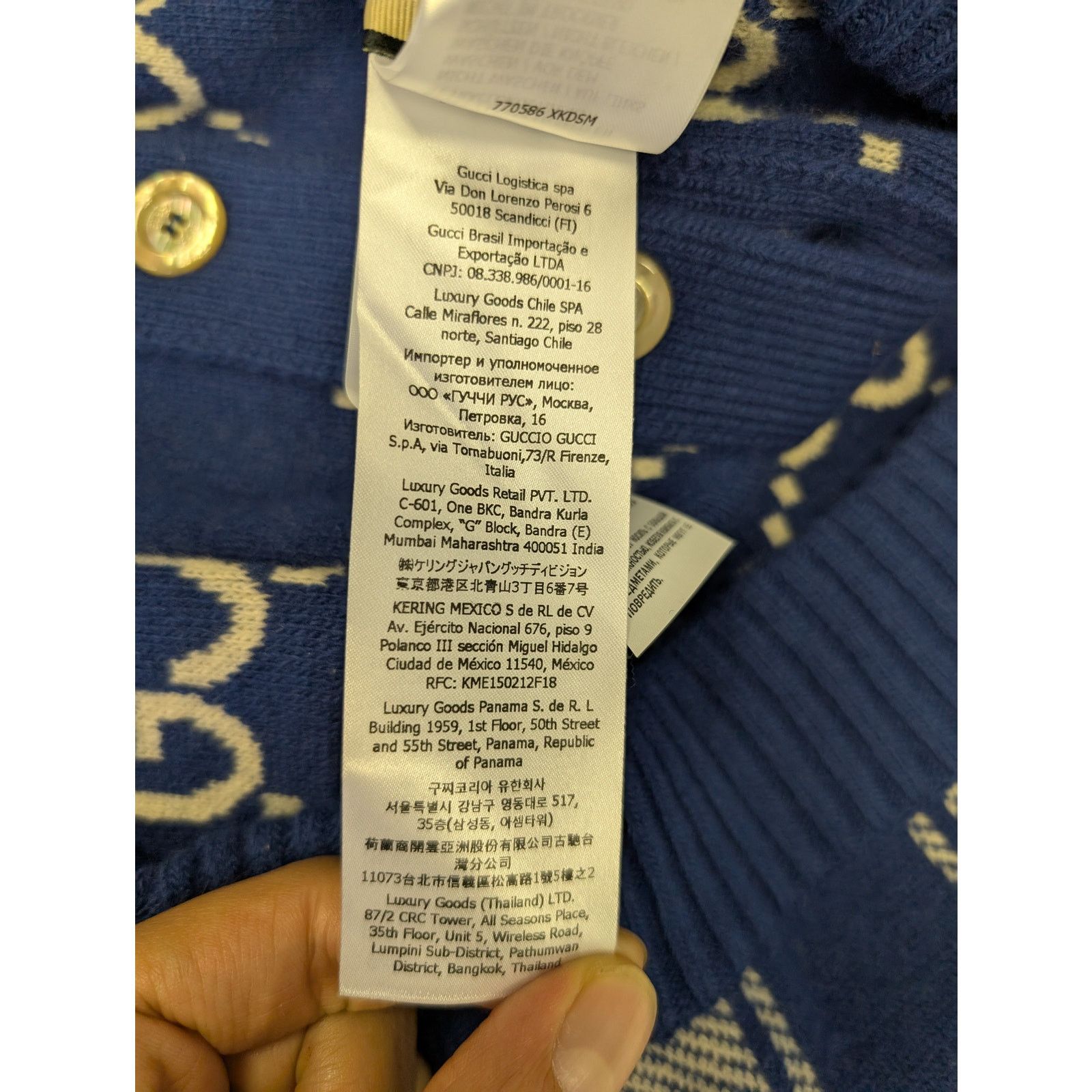 Gucci o1rshd1 GG Embroidered Blazer Piping Detail Blazers Sweater Size US M / EU 48-50 / 2 - 18 Thumbnail