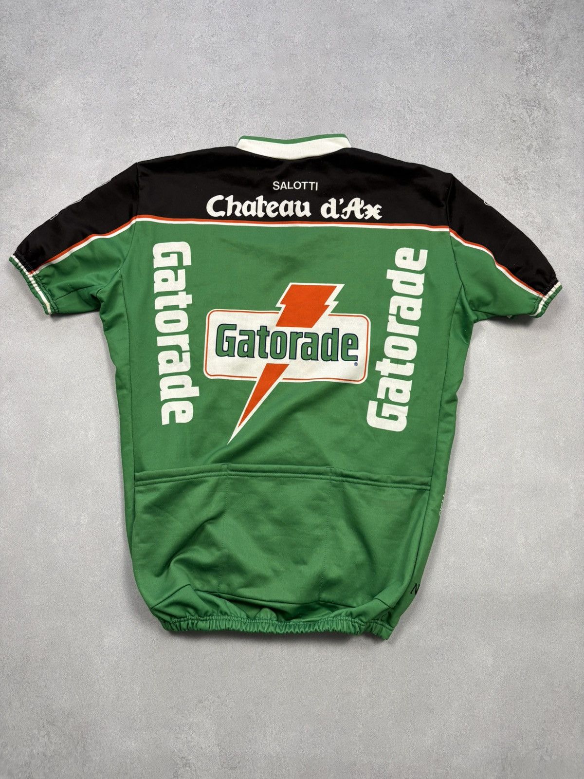 Vintage Vintage 80s Chateau D’ax Cycling Jersey Moser Gatorade Size US XL / EU 56 / 4 - 2 Thumbnail