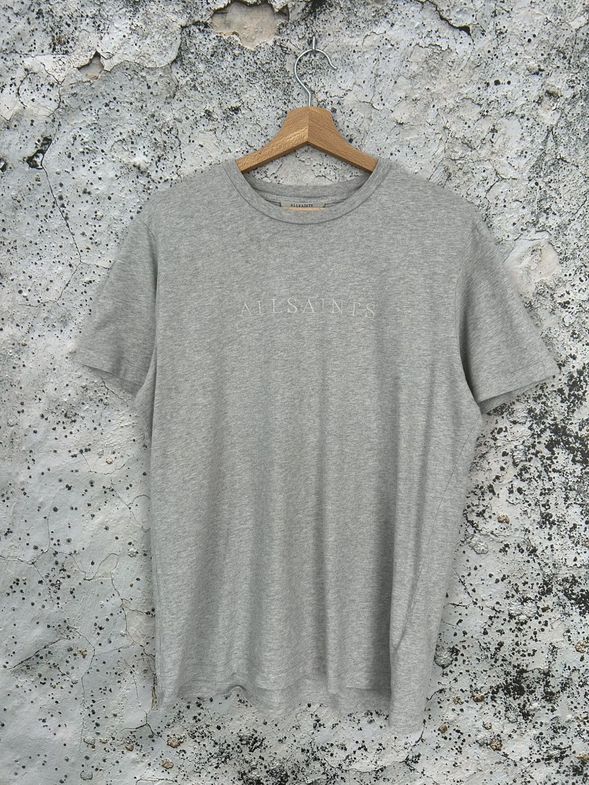 Allsaints Allsaints Logo Basic Tee Embroidered Streetwear Premium Size US M / EU 48-50 / 2 - 1 Thumbnail