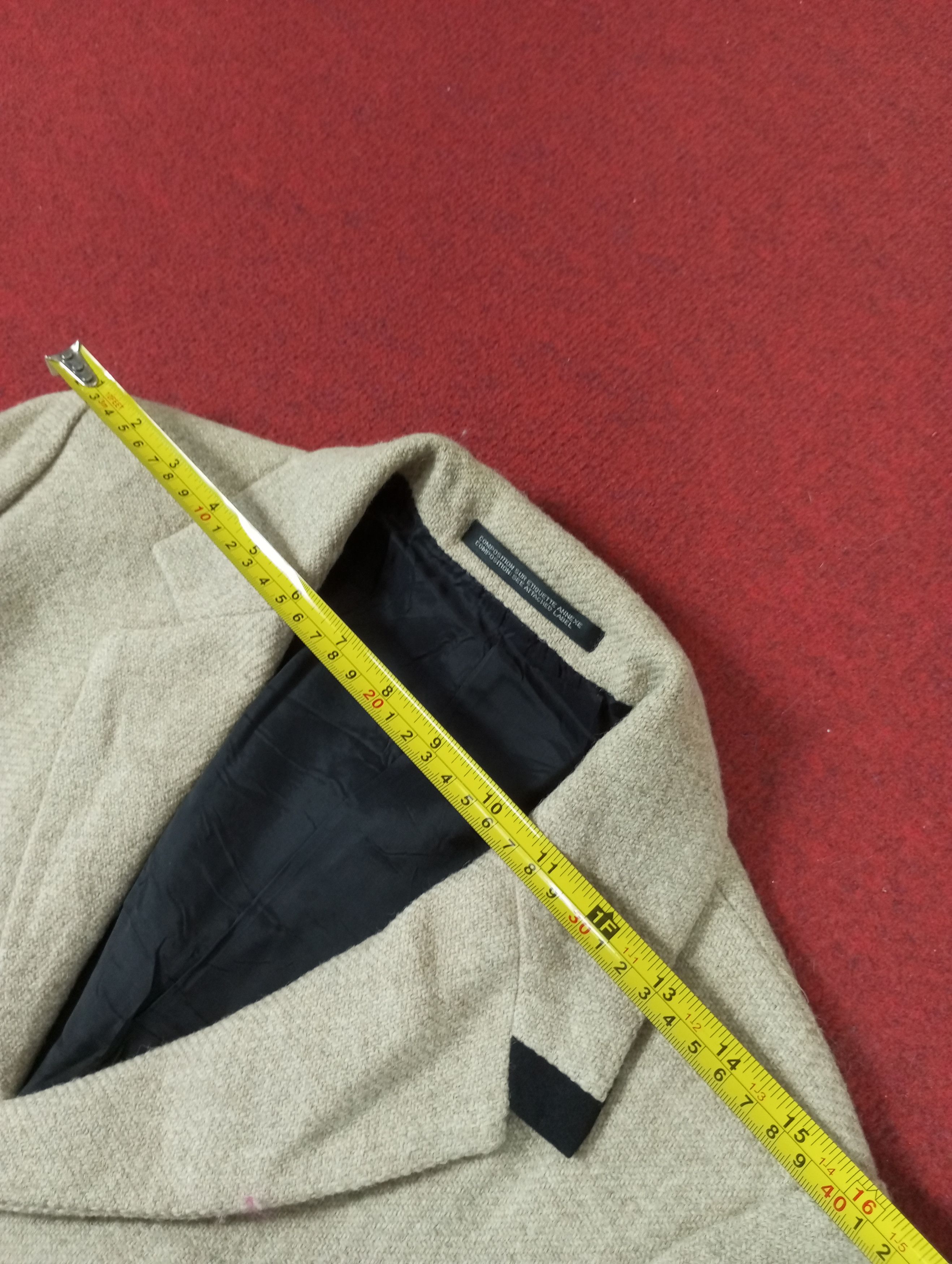 Vintage × Y's × Yohji Yamamoto Y's Japanese Fashion Designer Brand Yohji Yamamoto Jacket Size XS / US 0-2 / IT 36-38 - 9 Thumbnail