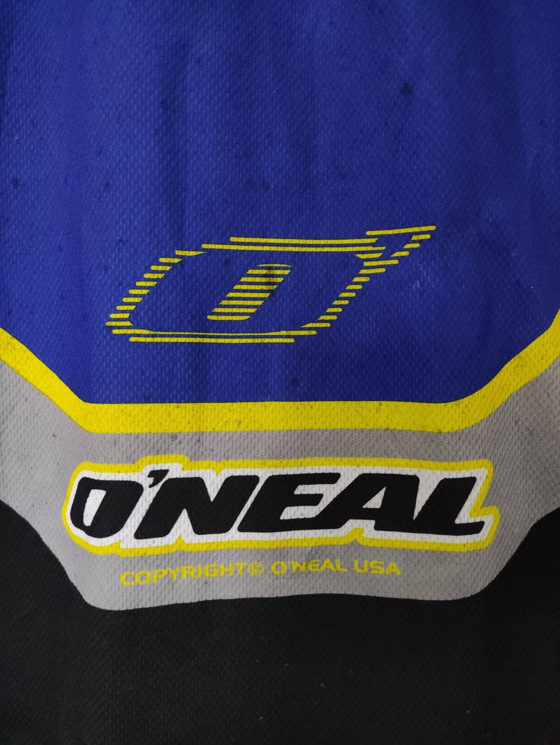 Fox Racing Vtg 90's O'Neal Motocross Racing USA DirtBike Racing Jersey Size US L / EU 52-54 / 3 - 12 Thumbnail