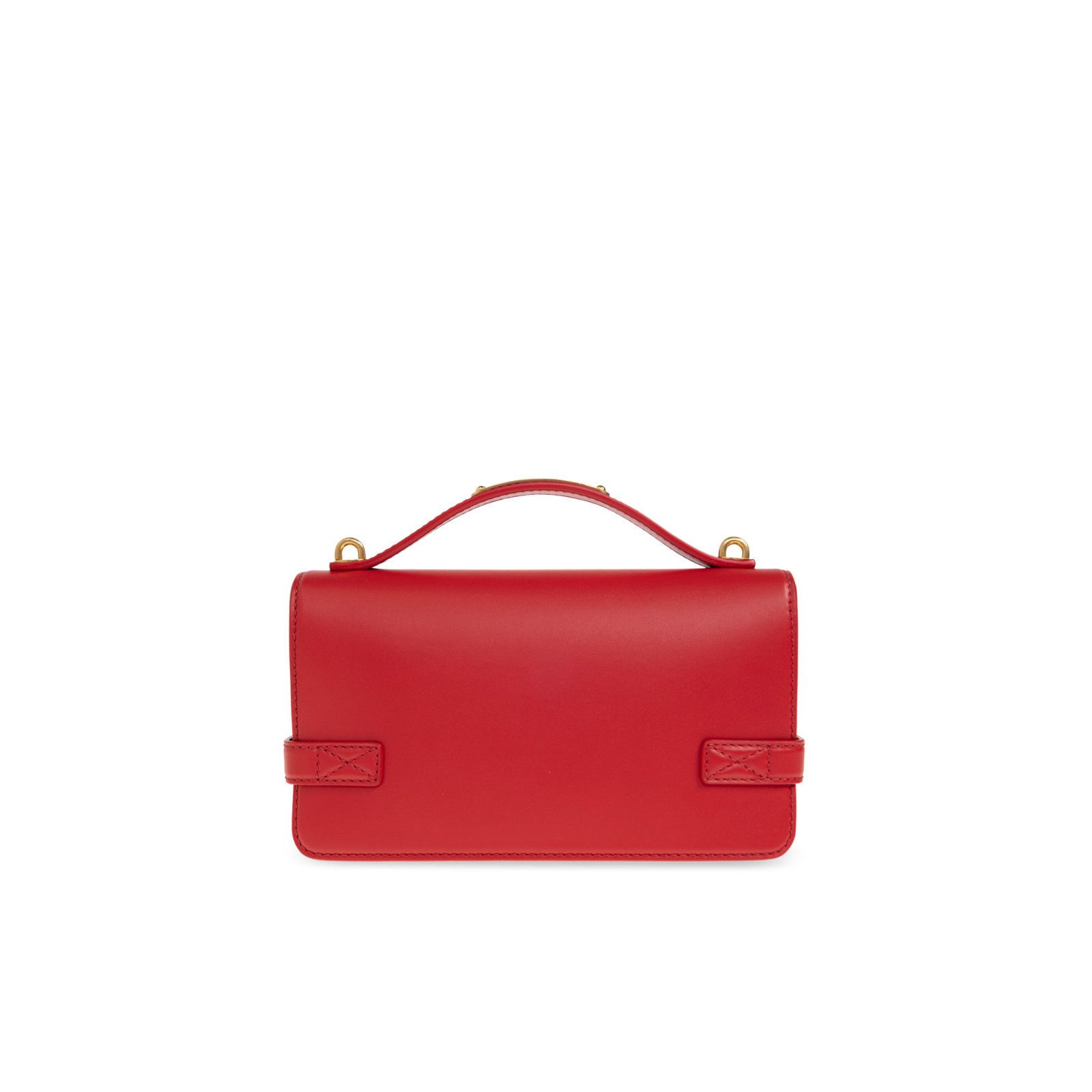 Balmain BALMAIN B-Buzz 24 Red Leather Shoulder Bag New Size ONE SIZE - 2 Thumbnail