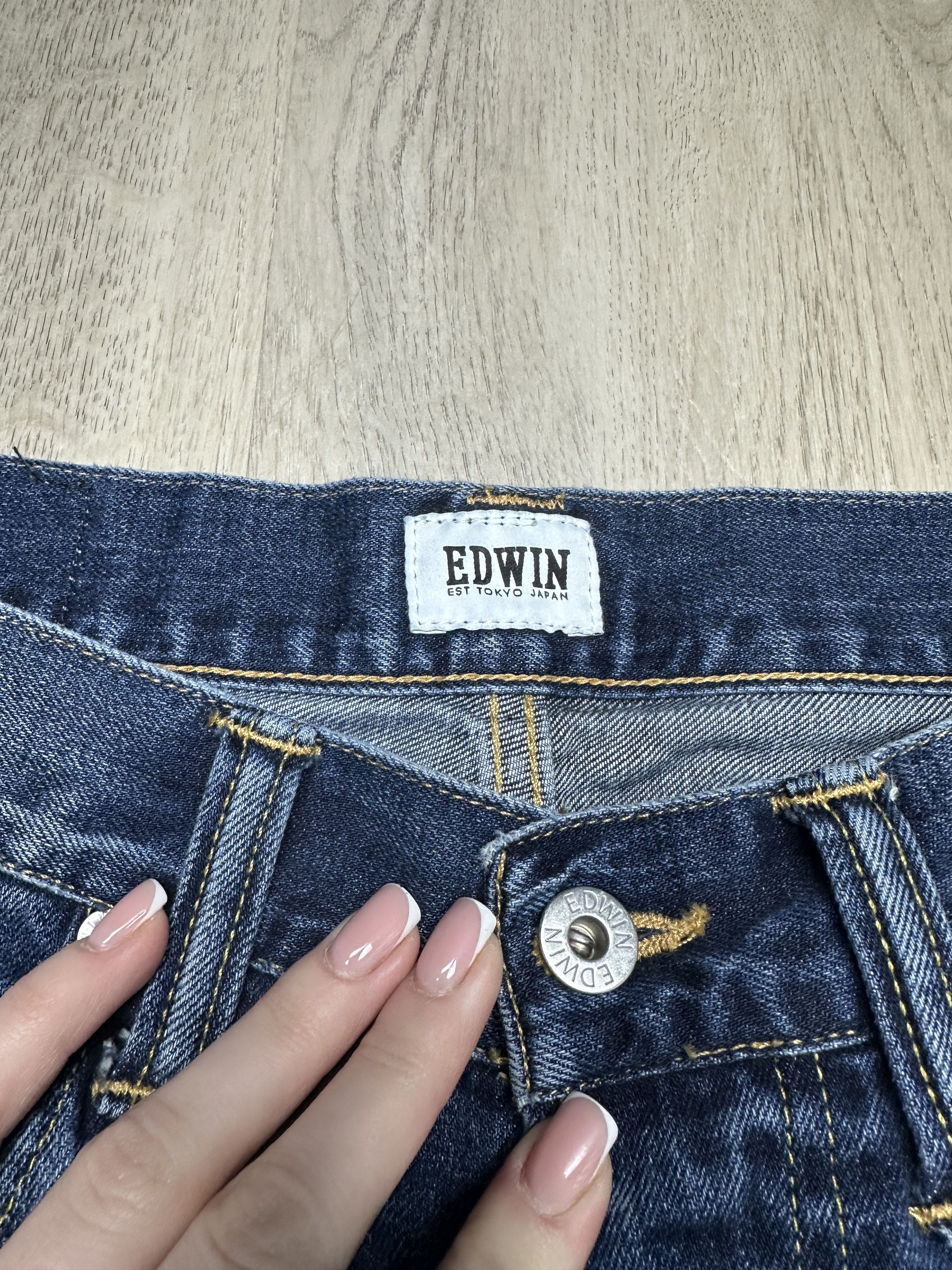 Edwin Edwin Mens Regular Tapered Denim Pants Jeans Size US 30 / EU 46 - 2 Thumbnail
