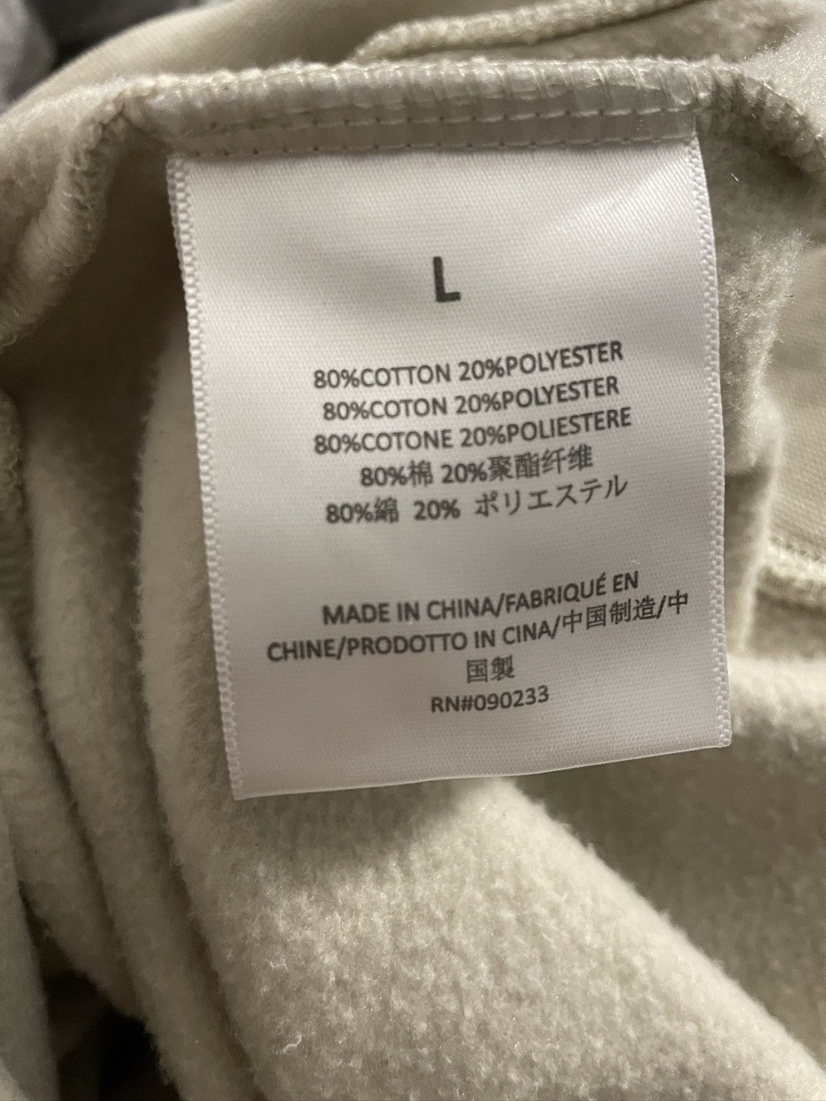 Essentials Fear of God Men's Grey and Cream Sweatshirt Size US L / EU 52-54 / 3 - 6 Thumbnail