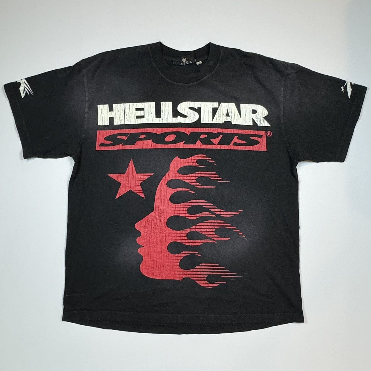 Hellstar Family Tee (Black/Red) sz. Large