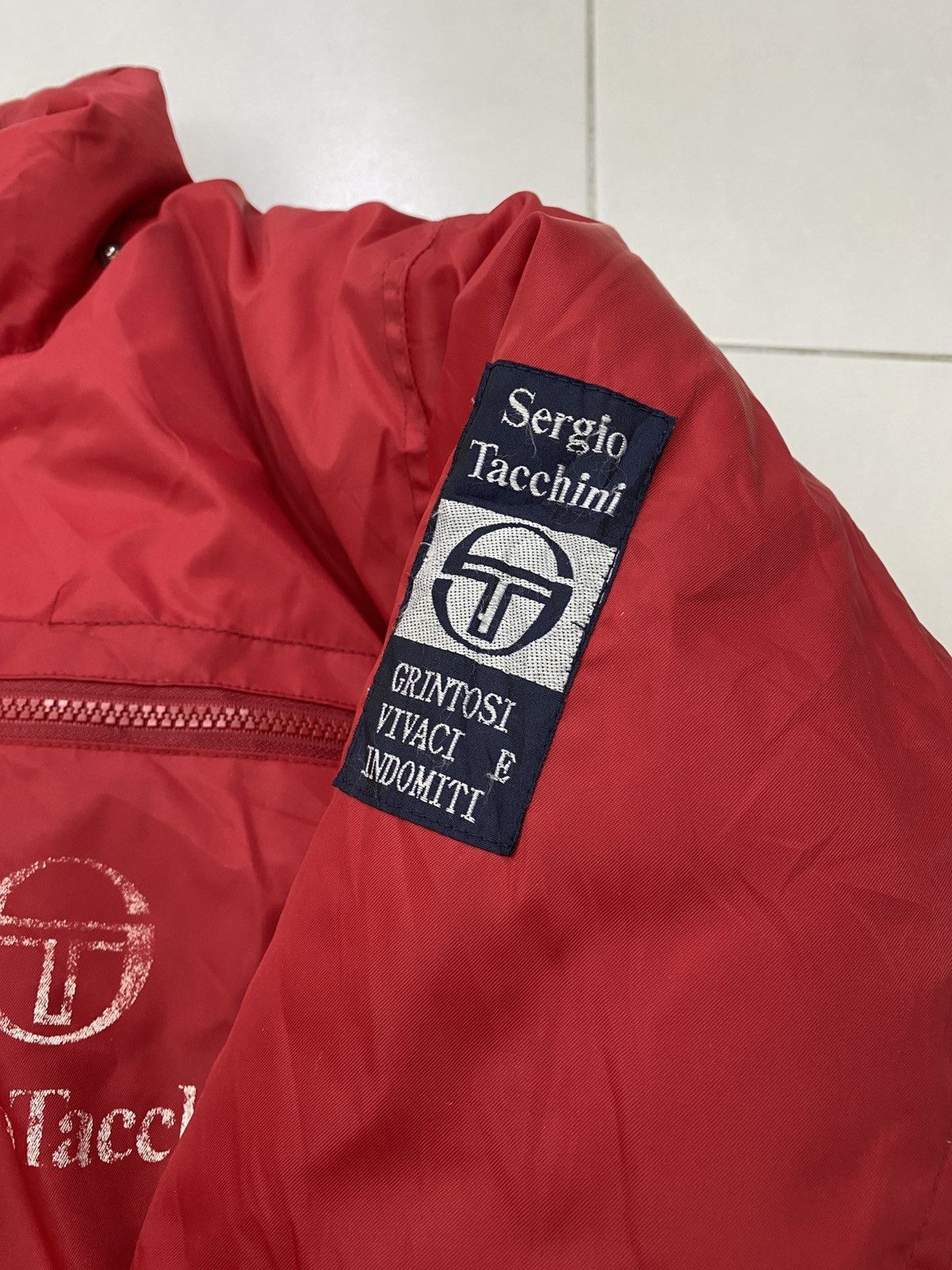Sergio Tacchini Vtg Sergio Tacchini goose down tactical jacket Size US L / EU 52-54 / 3 - 9 Thumbnail