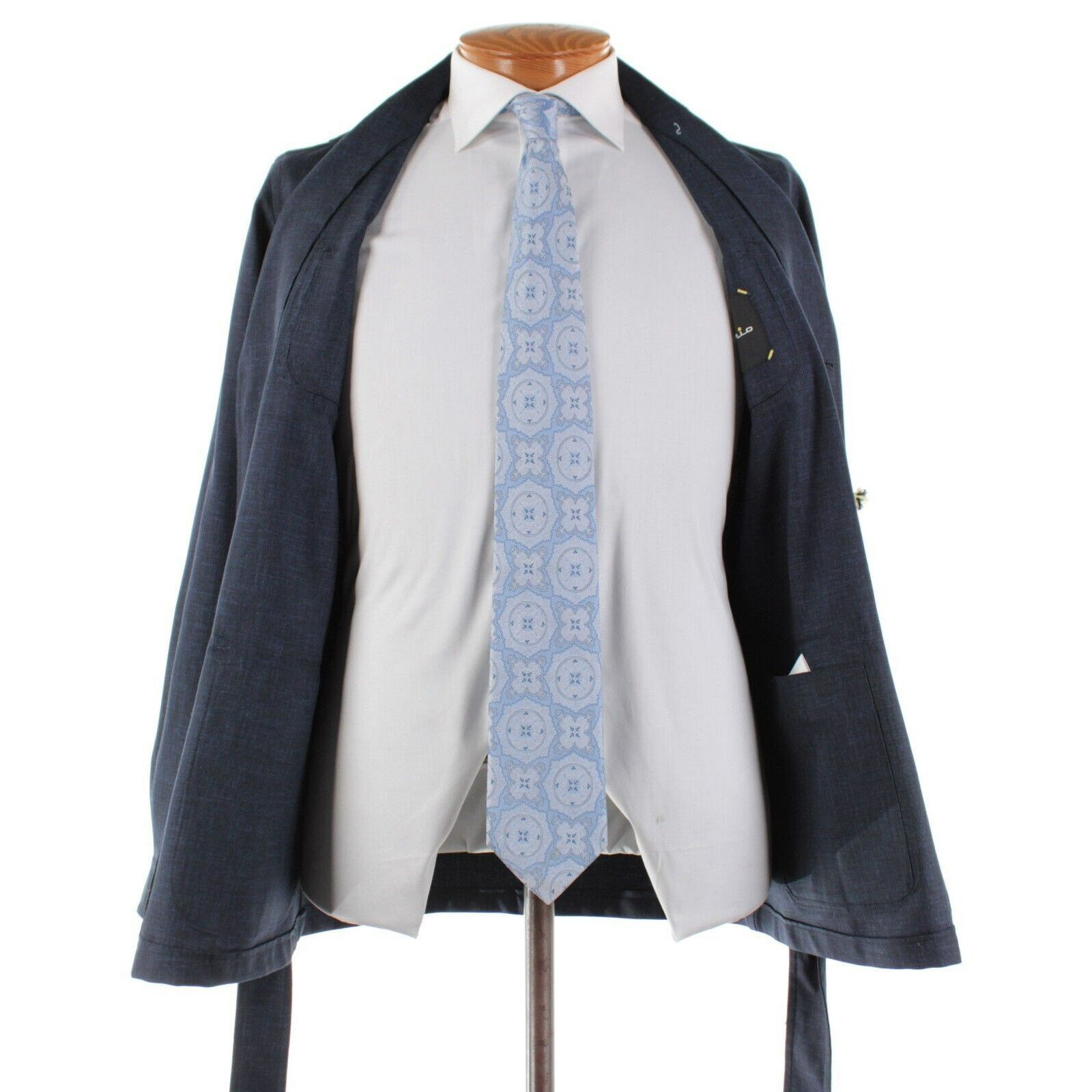 SARTORIO Sartorio Suit Size US 40 Regular in Blue Size 40R - 7 Thumbnail