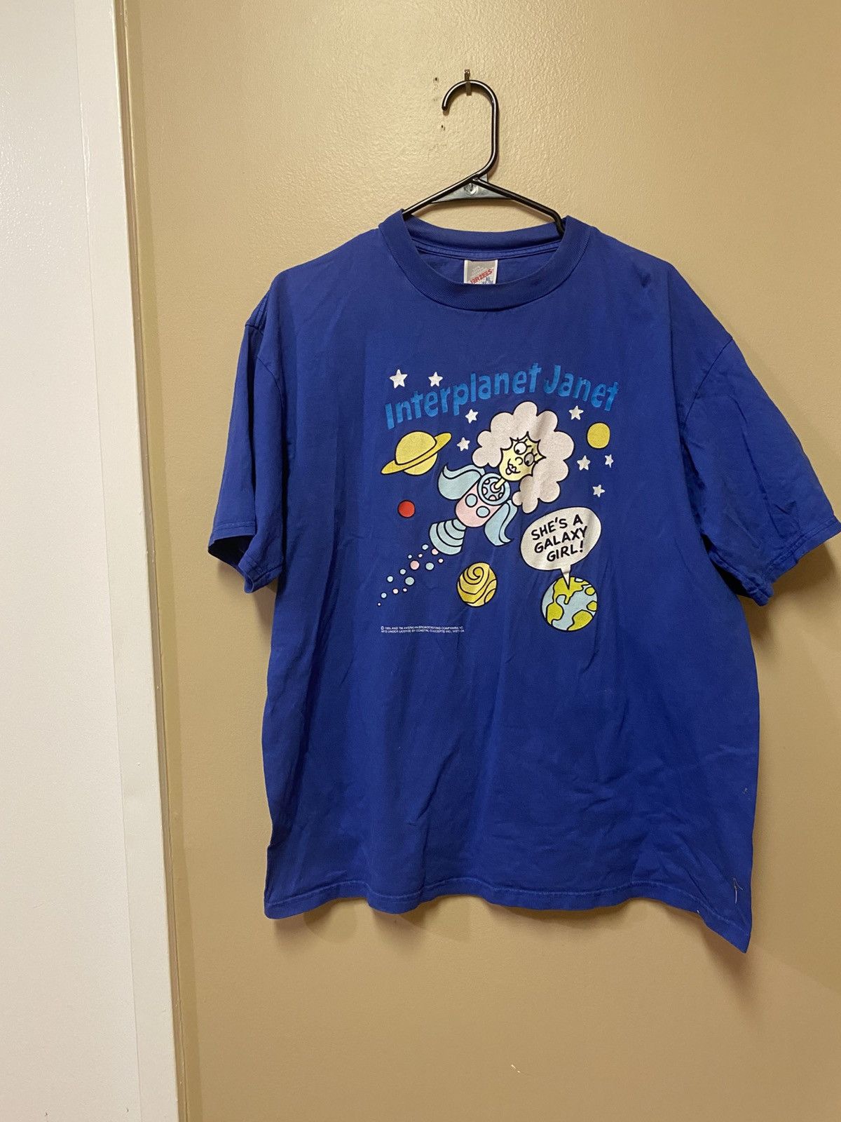 Vintage 1995 Jerzees Interplanet Janet T-Shirt Size US XL / EU 56 / 4 - 1 Thumbnail