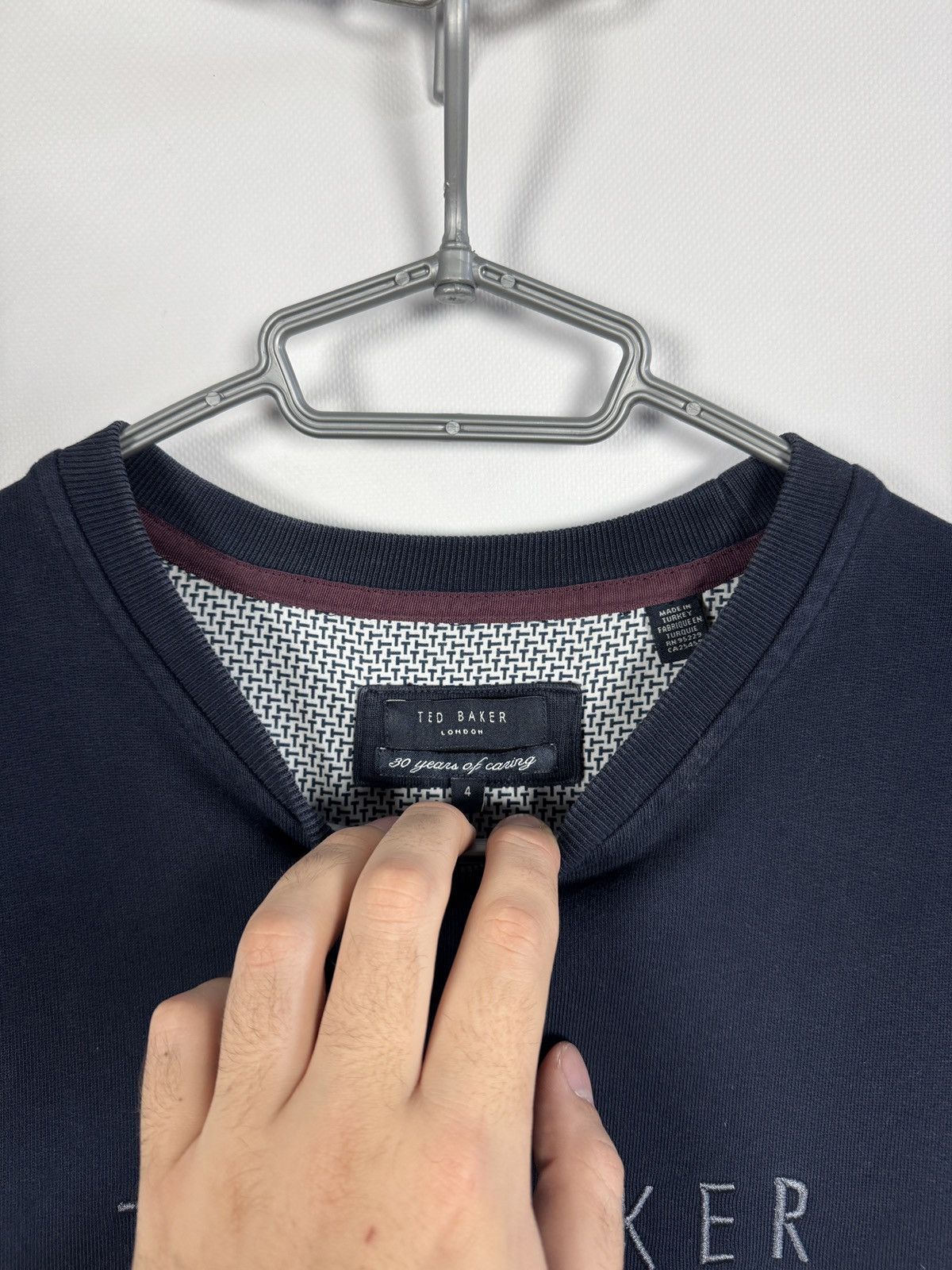 Ted Baker Men’s Ted Baker London Crewneck Sweatshirt Big Logo Size 4 Size US M / EU 48-50 / 2 - 6 Thumbnail