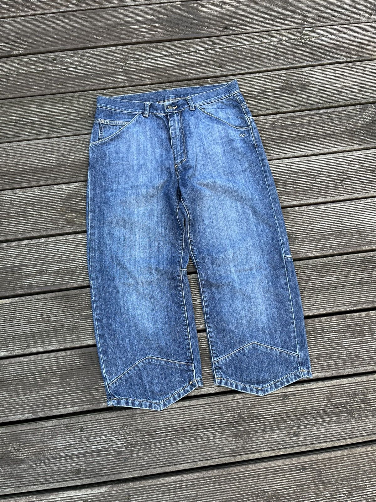 Burberry × Vintage Vintage Thomas Burberry Denim Shorts Pants Jorts 32 80s/90s Size US 32 / EU 48 - 2 Thumbnail