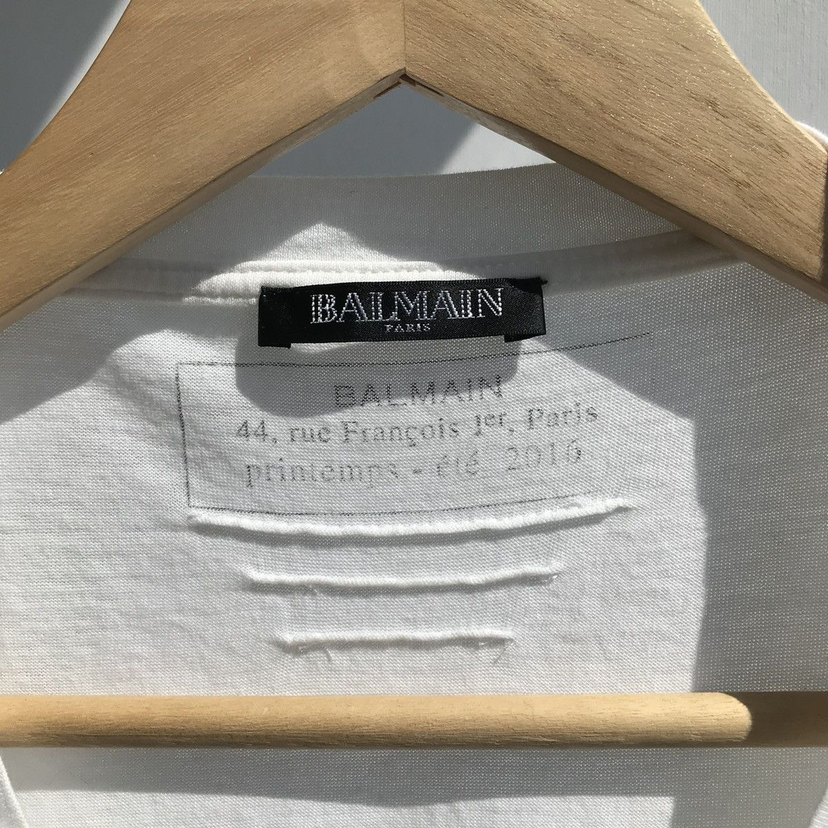 Balmain SS16 Logo T Shirt Size US S / EU 44-46 / 1 - 5 Thumbnail