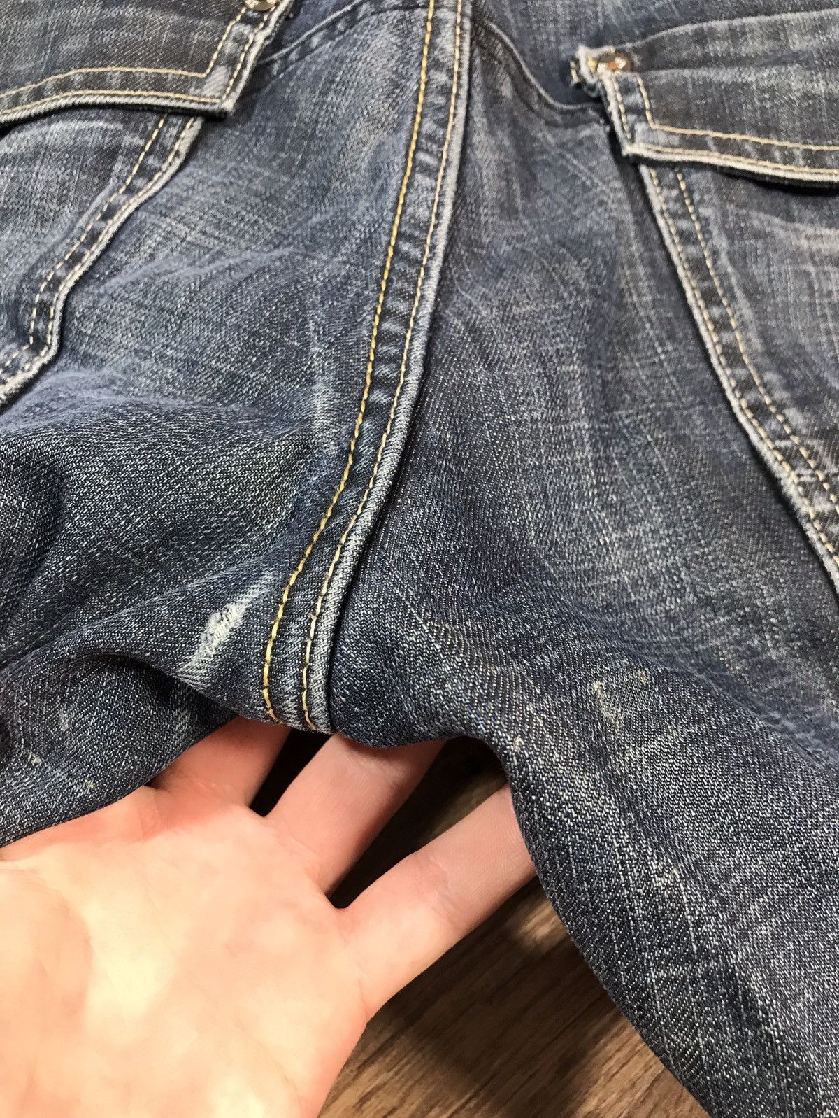 G-Star × Vintage Vintage G Star Raw Distressed Jeans Size US 33 - 11 Thumbnail