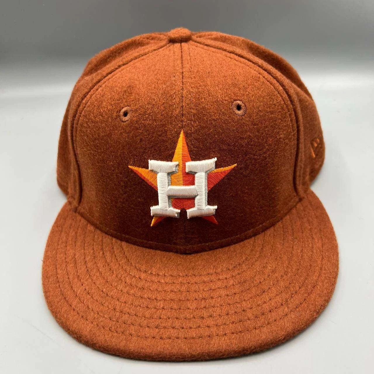 New Era Houston Astros Hat Men 7 3/8 59Fifty New Era MLB Fitted Cap Size ONE SIZE - 1 Thumbnail