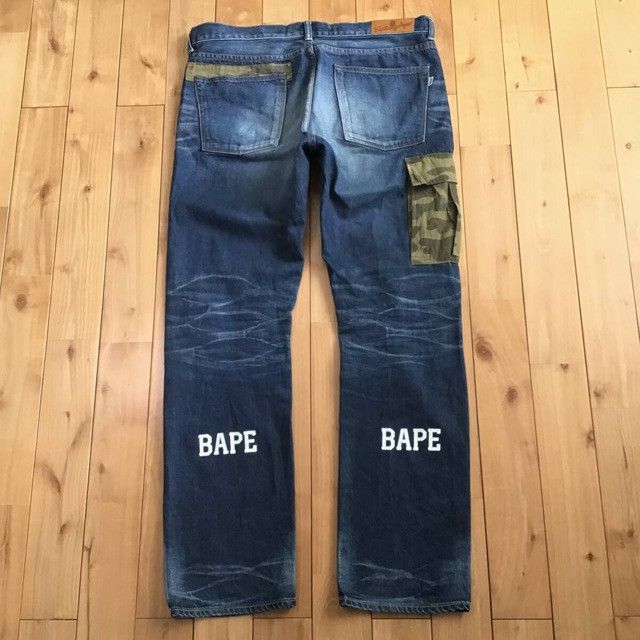 Bape BAPE Cargo denim pants 1st camo a bathing ape ★size XL Size US 36 / EU 52 - 3 Thumbnail