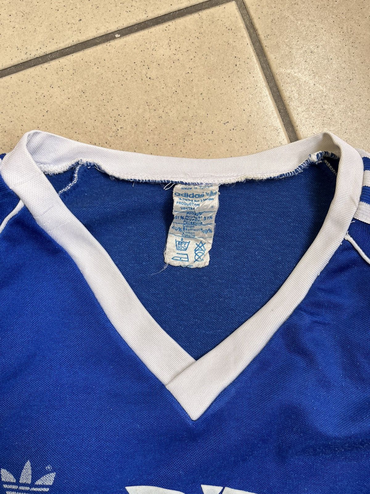 Adidas × Vintage SC Bastia Adidas 1978/79 vintage 70s rare kit football 1970 Size US L / EU 52-54 / 3 - 3 Thumbnail
