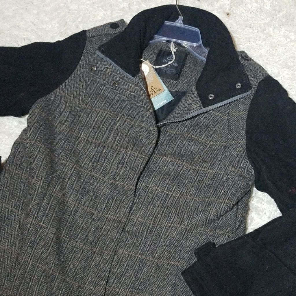 Prana NWT PrAna Caprise insulated gray wool blend jacket sz M Size M / US 6-8 / IT 42-44 - 5 Thumbnail