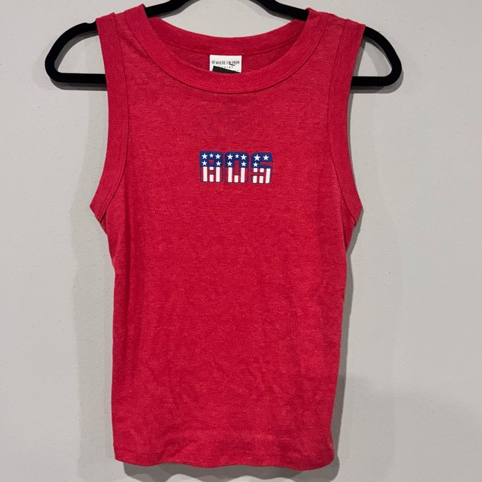 Other Where I’m From Boston Red Sleeveless Crop Top XL Size XL / US 12-14 / IT 48-50 - 1 Thumbnail