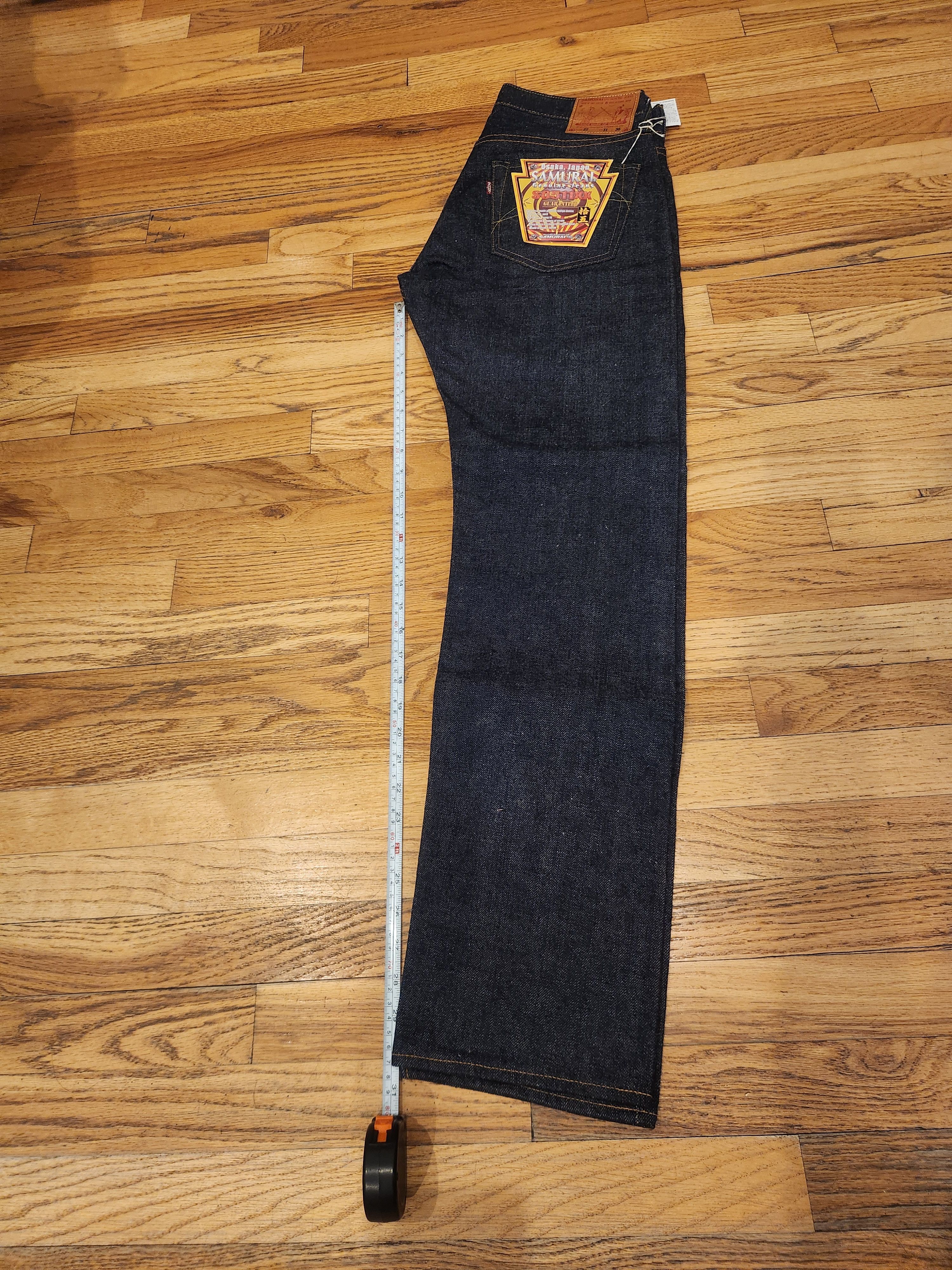 Samurai Jeans Samurai Jeans Selvedge S511XX 15oz Slim Tapered 31x30.5 NWT Size US 31 - 8 Thumbnail