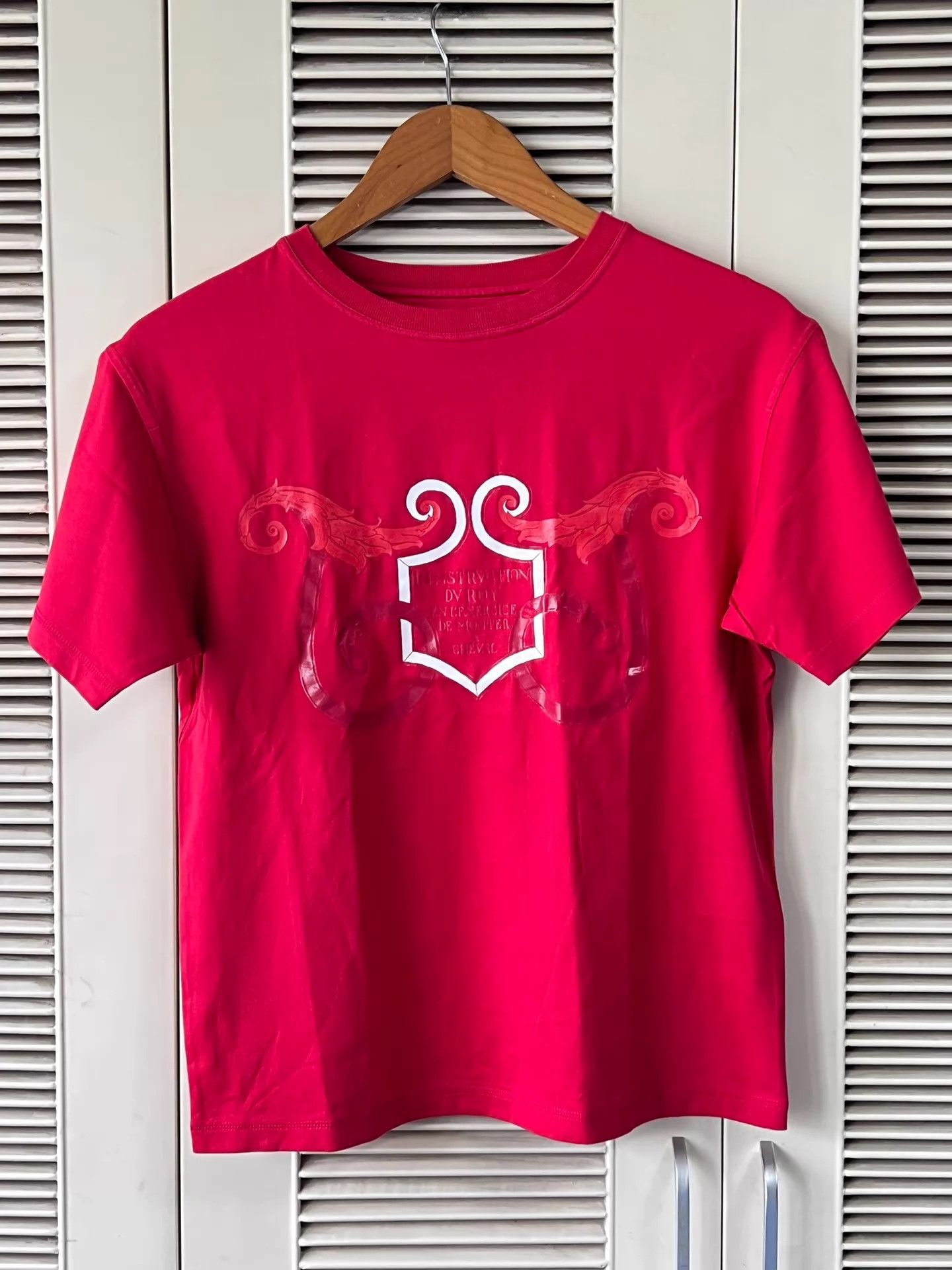 Hermes Hermès Women's Red Music Note Wing 34 Short-Sleeve T-shirt Size XS / US 0-2 / IT 36-38 - 1 Thumbnail