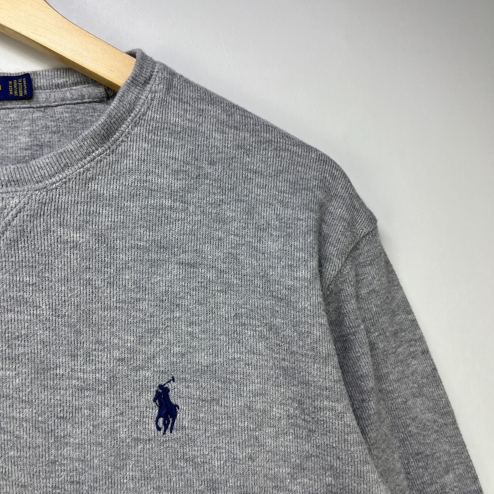 Ralph Lauren × Vintage Vintage Polo Ralph Lauren Pony Estate Rib Long Sleeve Medium Size US M / EU 48-50 / 2 - 3 Thumbnail